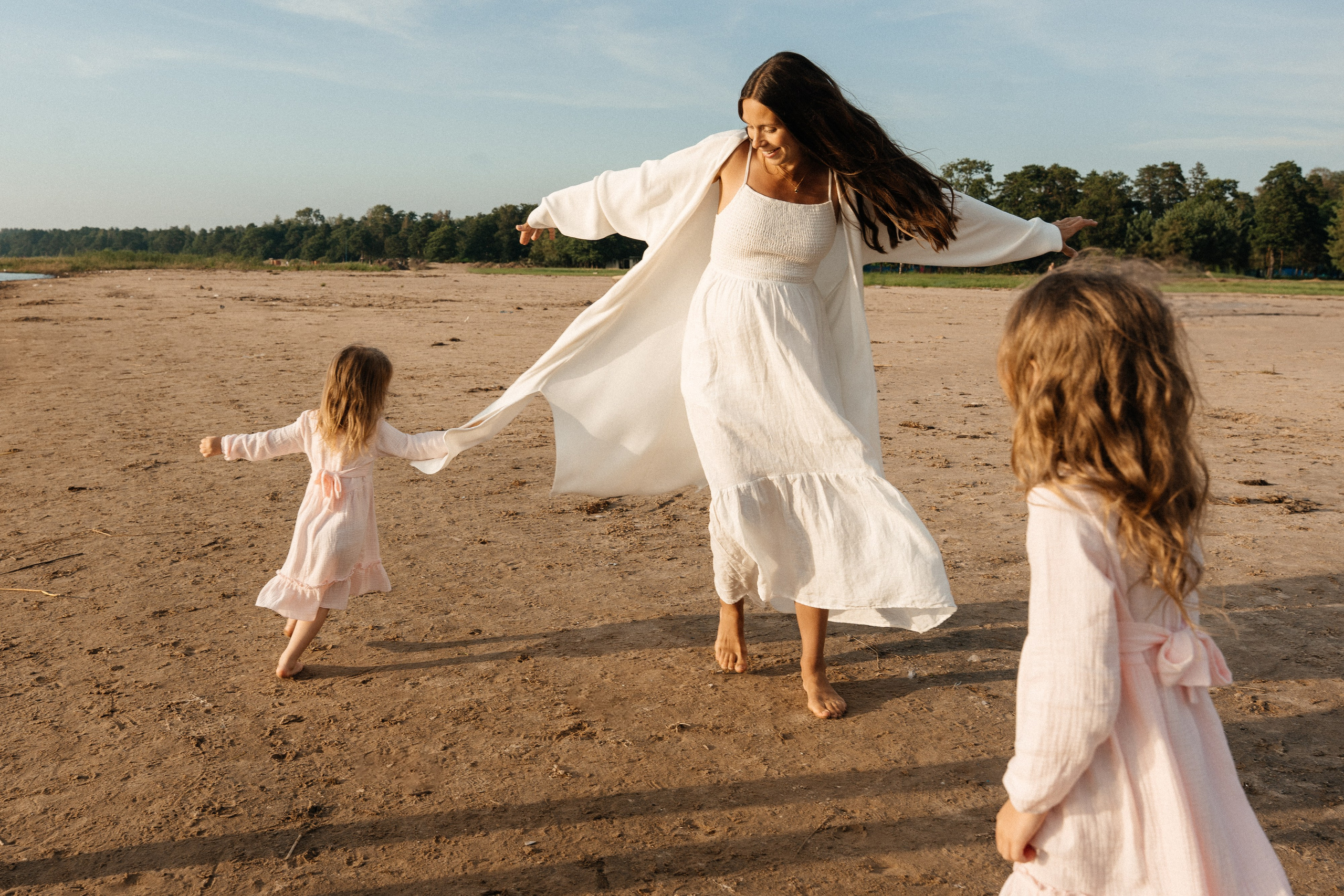 Папа, мама и три дочки. Семейный фотограф в Санкт-Петербурге Виталия Белова