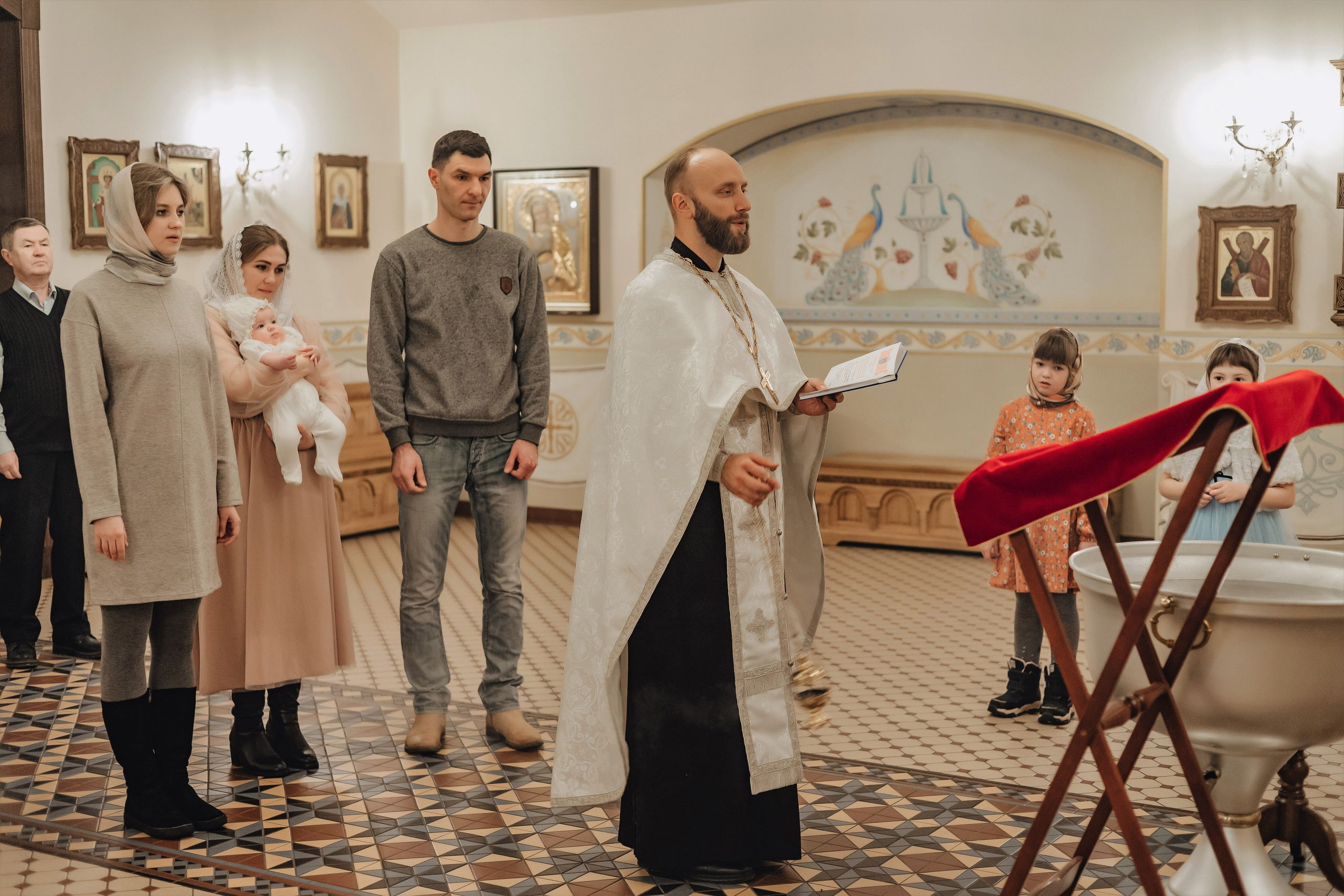 Крещение Анны. Свадебный и семейный фотограф Пушкин Царское Село СПБ Питер Санкт-Петербург и Рязань Ольга Козлова