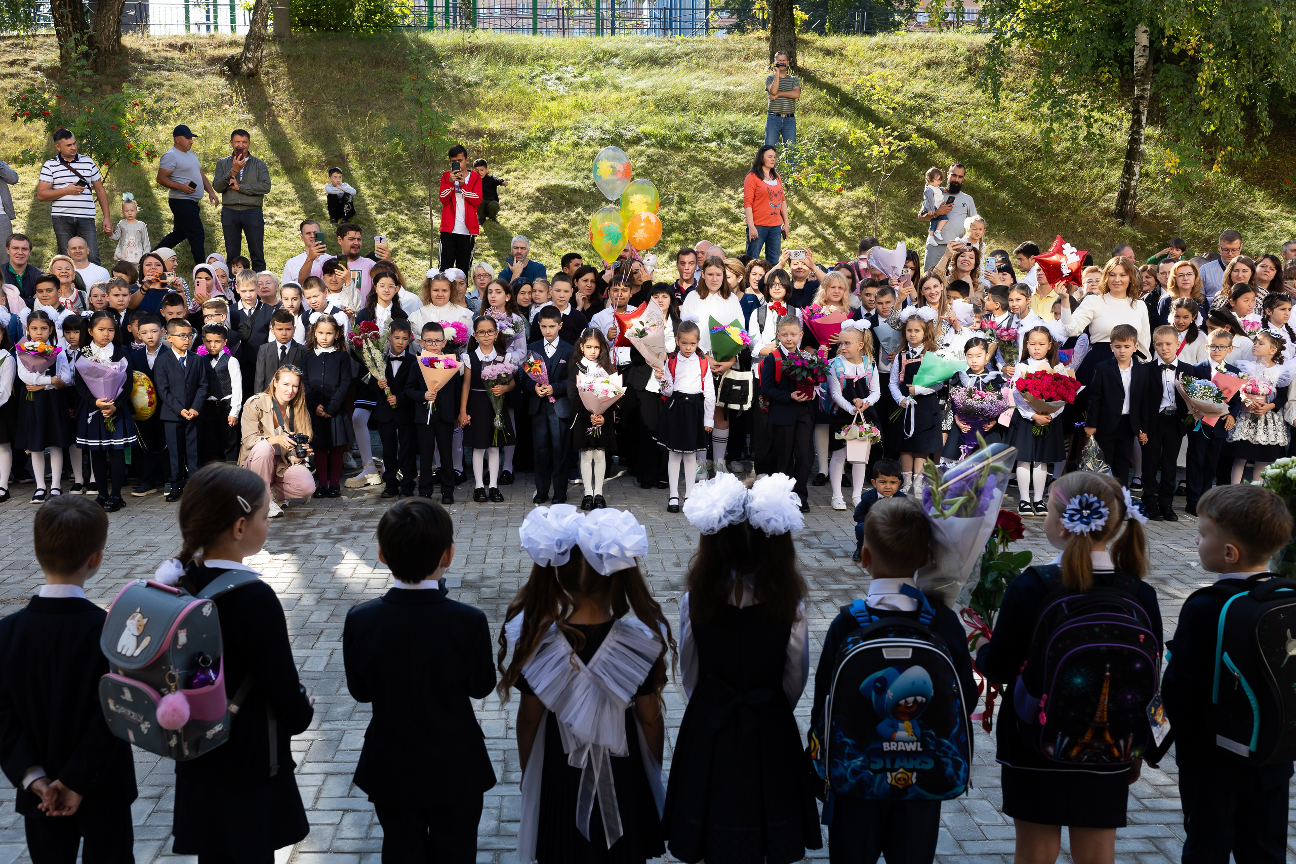 Линейка 1 сентября. Профессиональный Фотограф в Москве Андрей Славнов