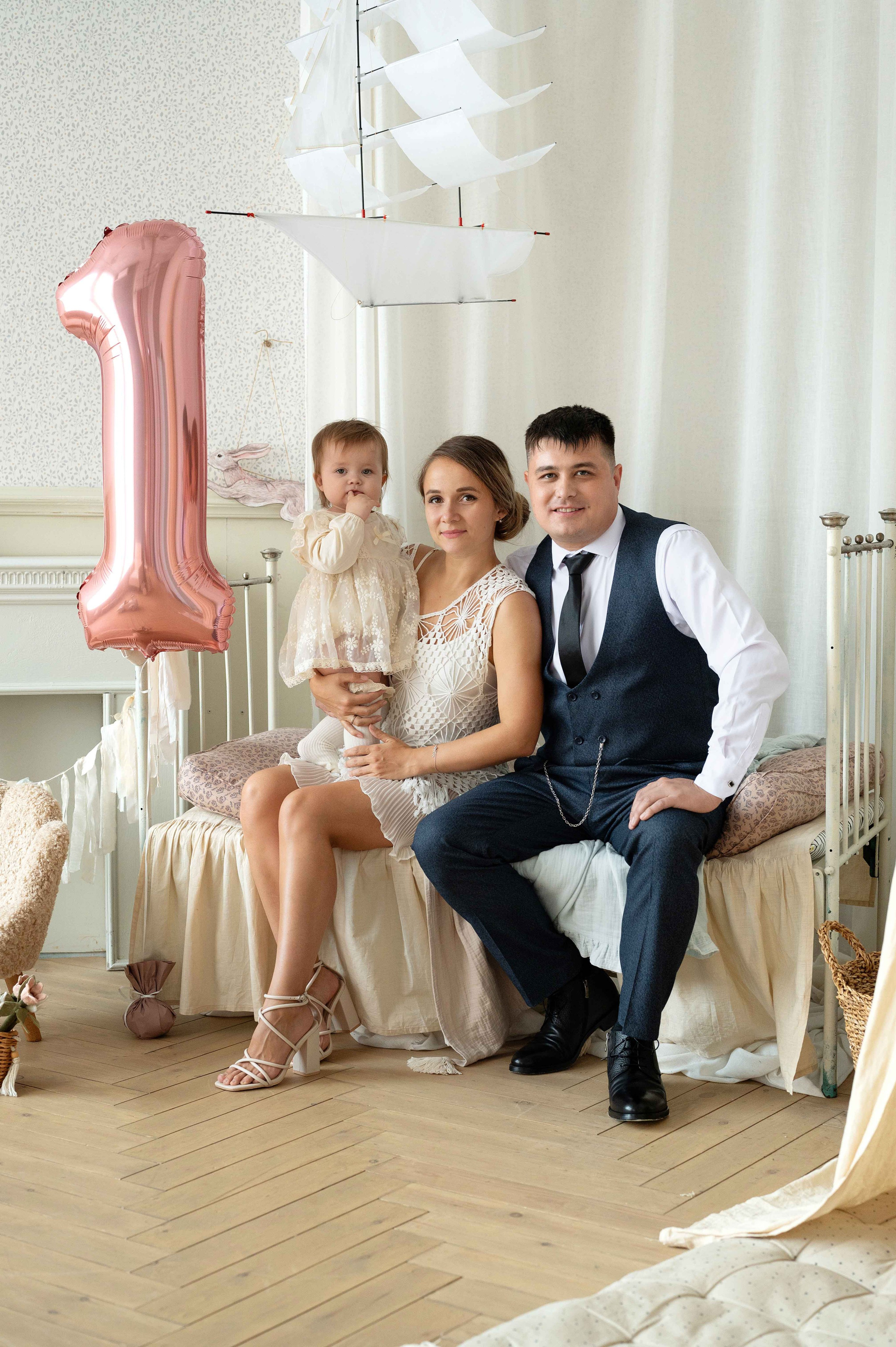 Годик Евы, фотостудия «Мечтатели». Фотограф новорожденных, семейный детский в Тюмени Татьяна Морозова