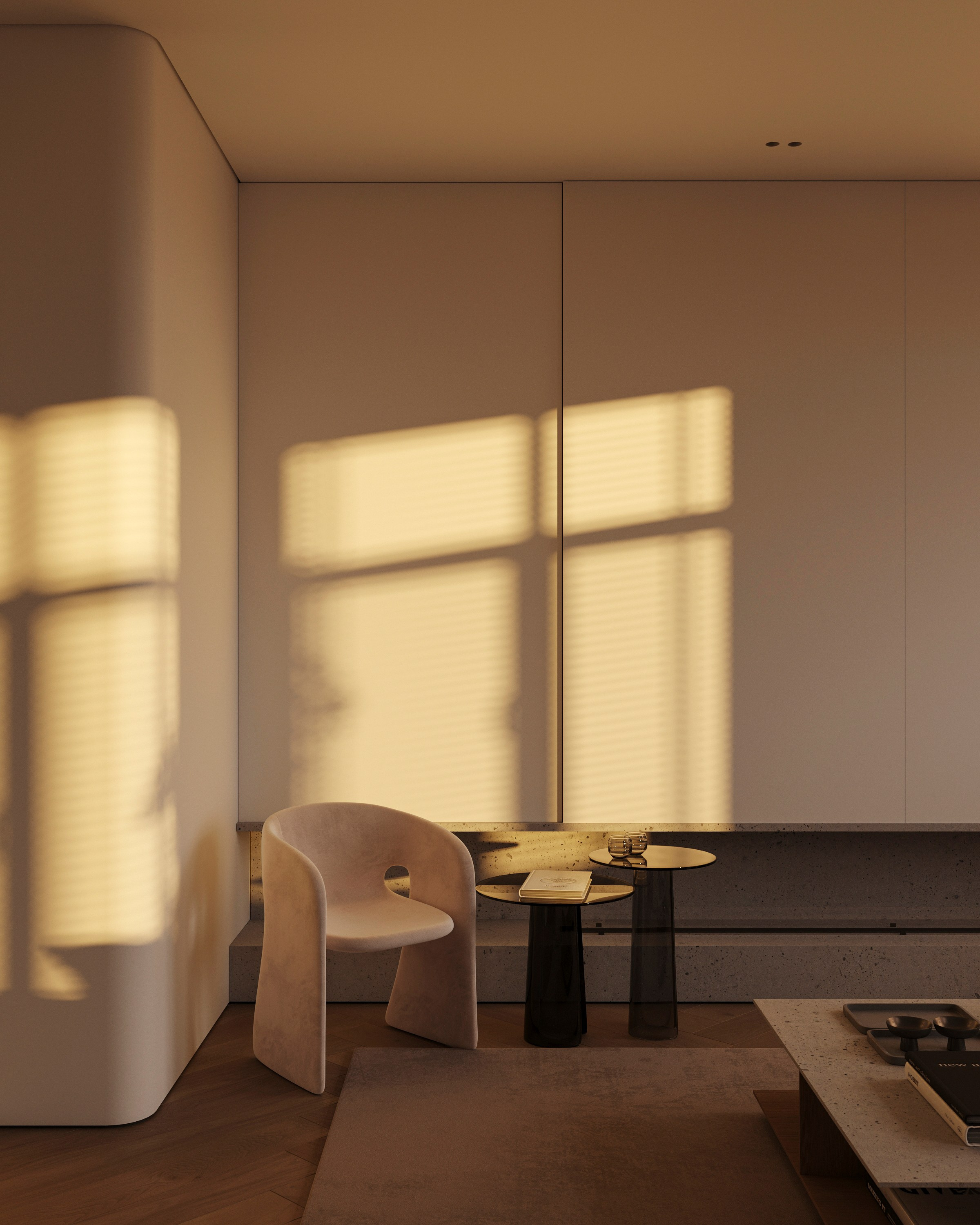 URBAN RETREAT | ANNE KIREEVA DESIGN. Interior Visualization by Valerie Stetyukevich