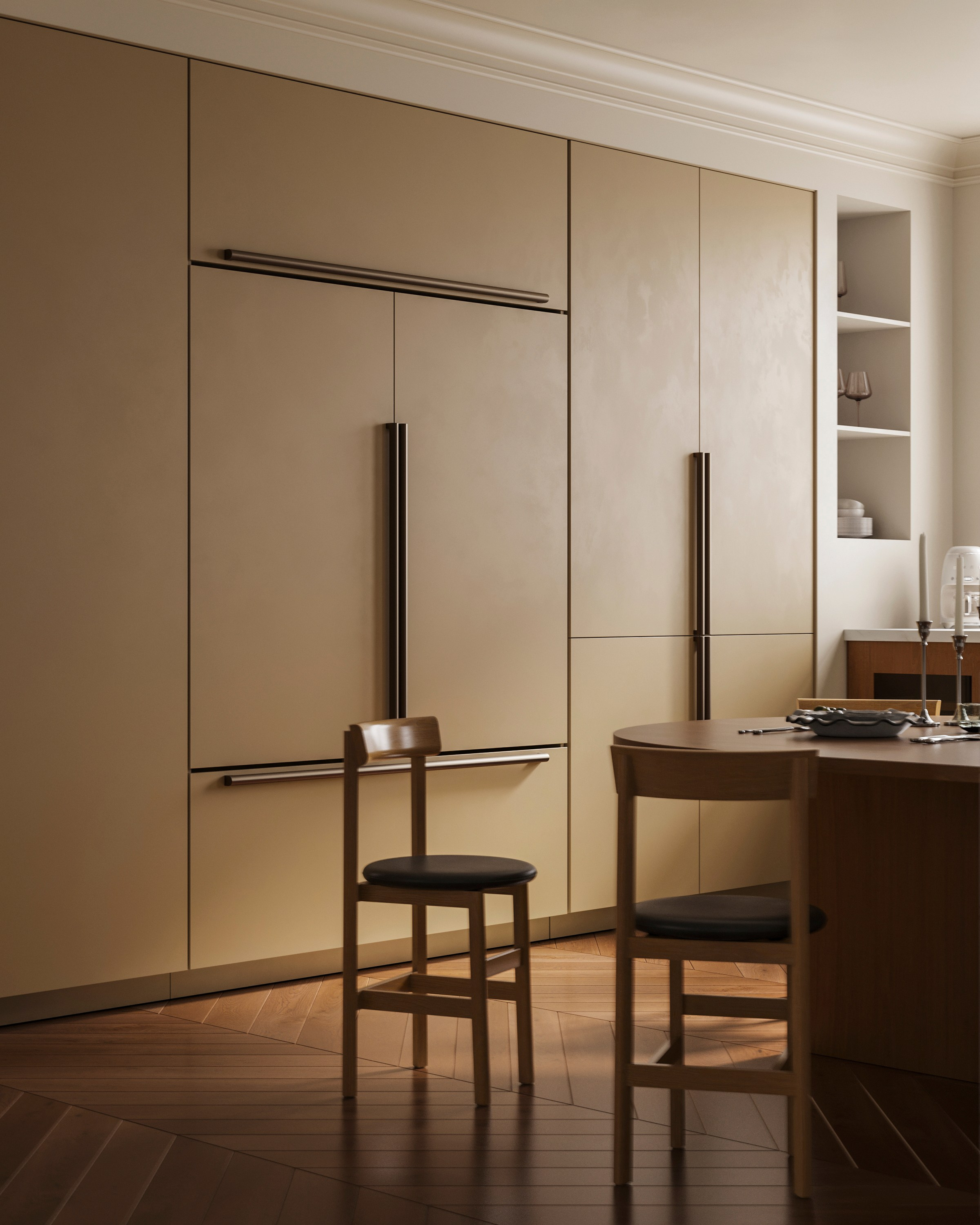 WARM KITCHEN | RENDERCAMP WORKSHOP. Interior Visualization by Valerie Stetyukevich