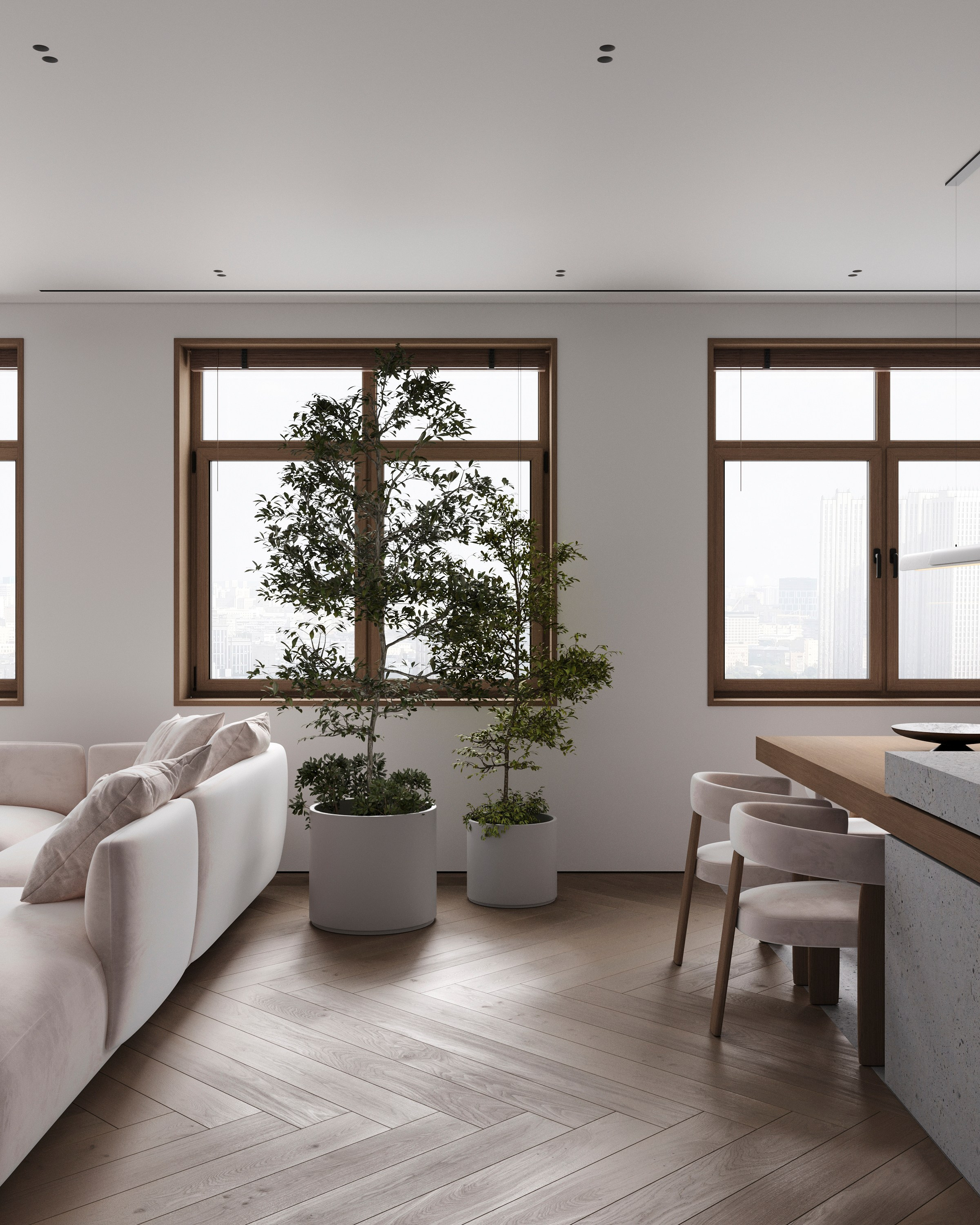 URBAN RETREAT | DESIGNER ANNE KIREEVA. Interior Visualization by Valerie Stetyukevich