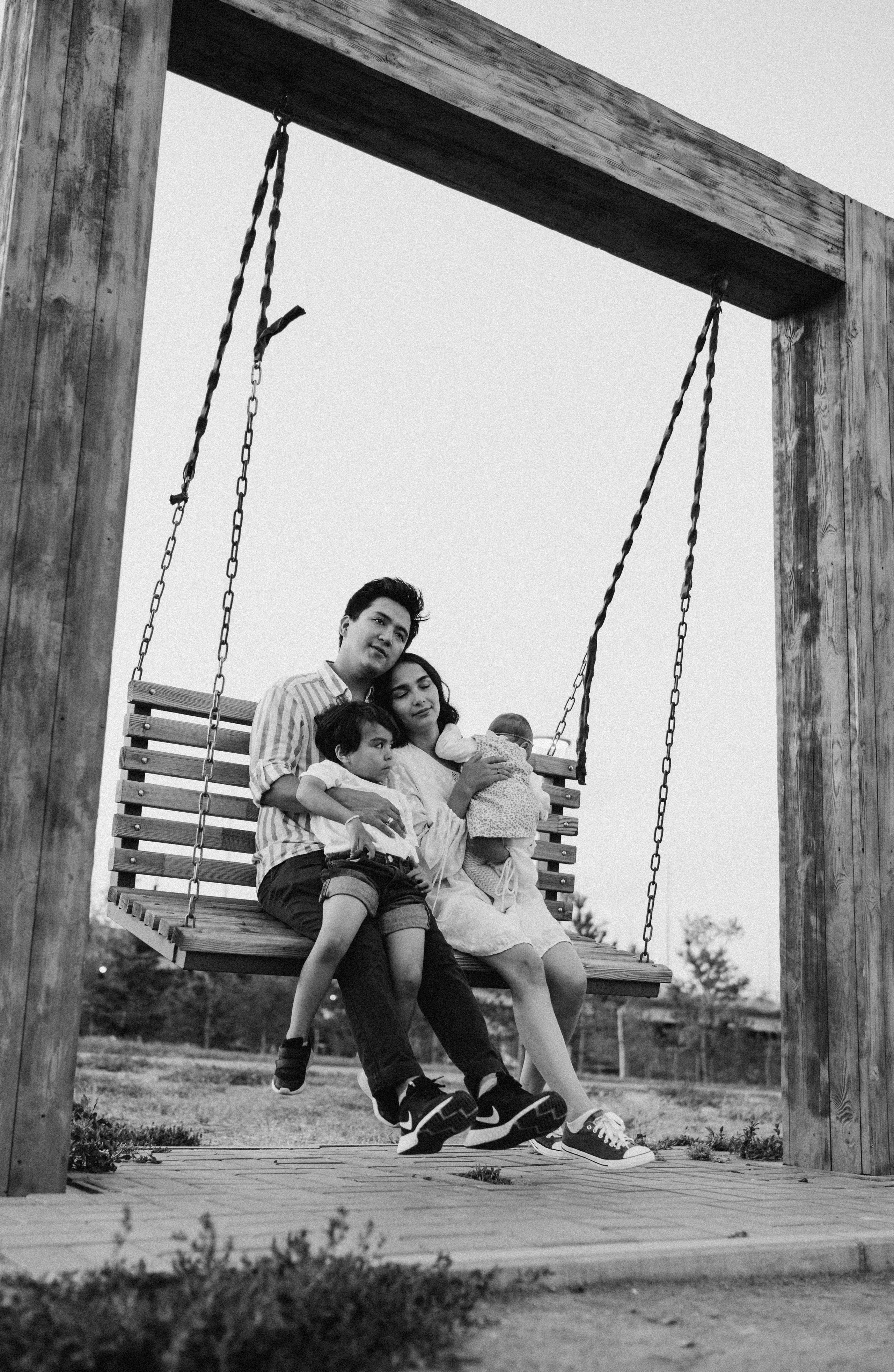 Алинур, Аниса, Жан, Луа. Надежда Виховская — семейный фотограф в Астане