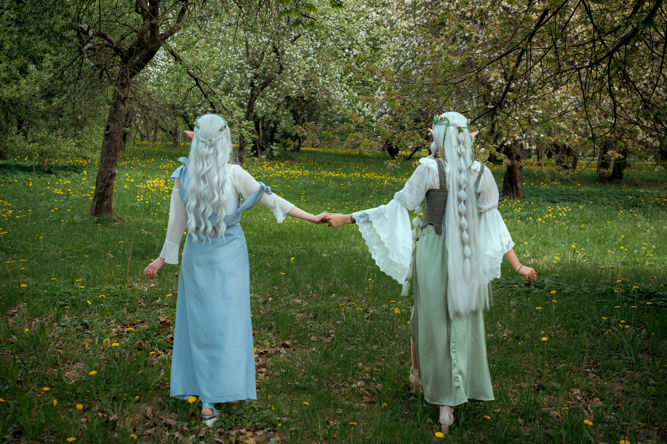 фотосессия в Лошицком парке в стиле эльфов