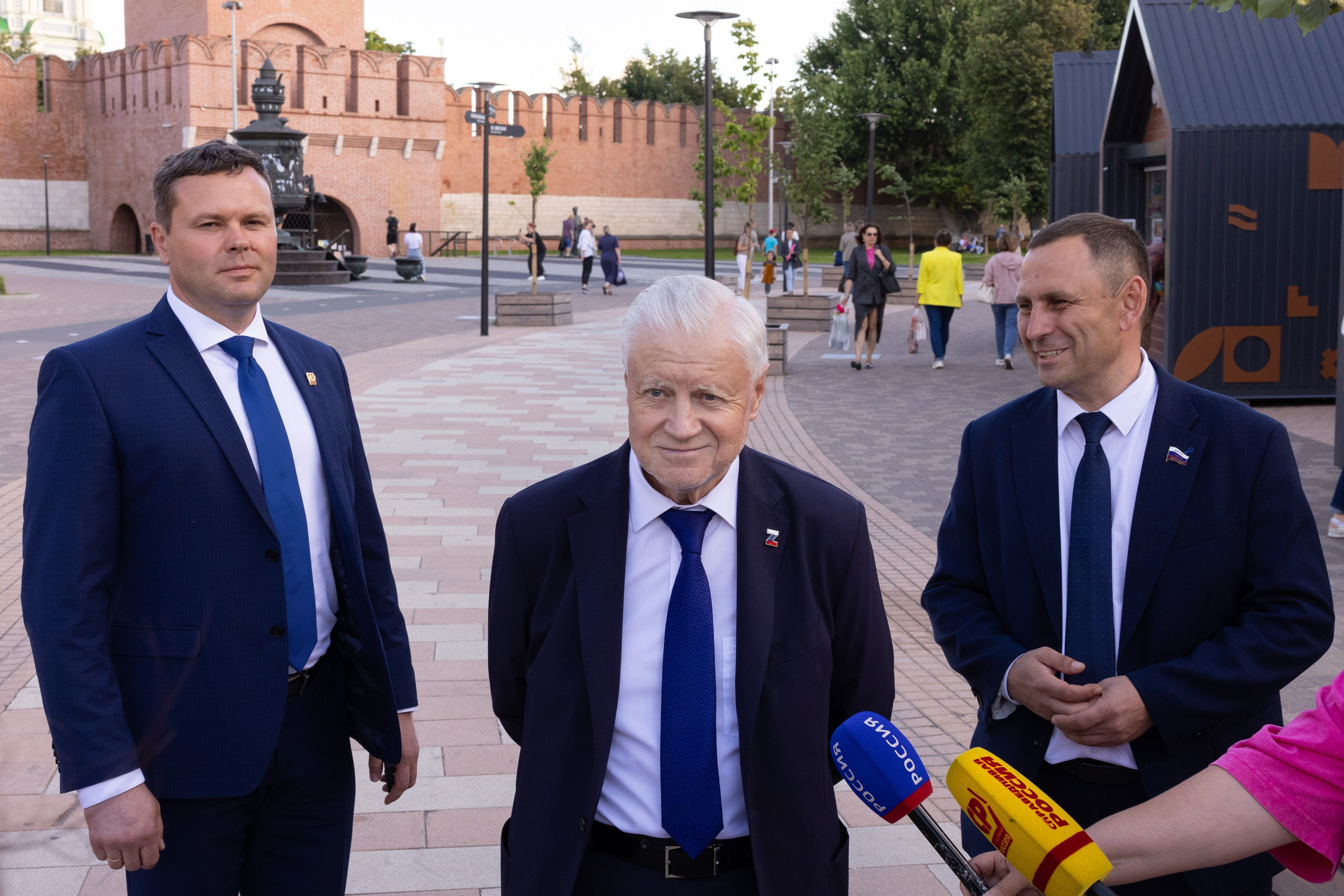 Визит лидера партии Справедливая Россия Миронова С. М. в г. Тулу. Фотограф в Туле — Борисов Николай