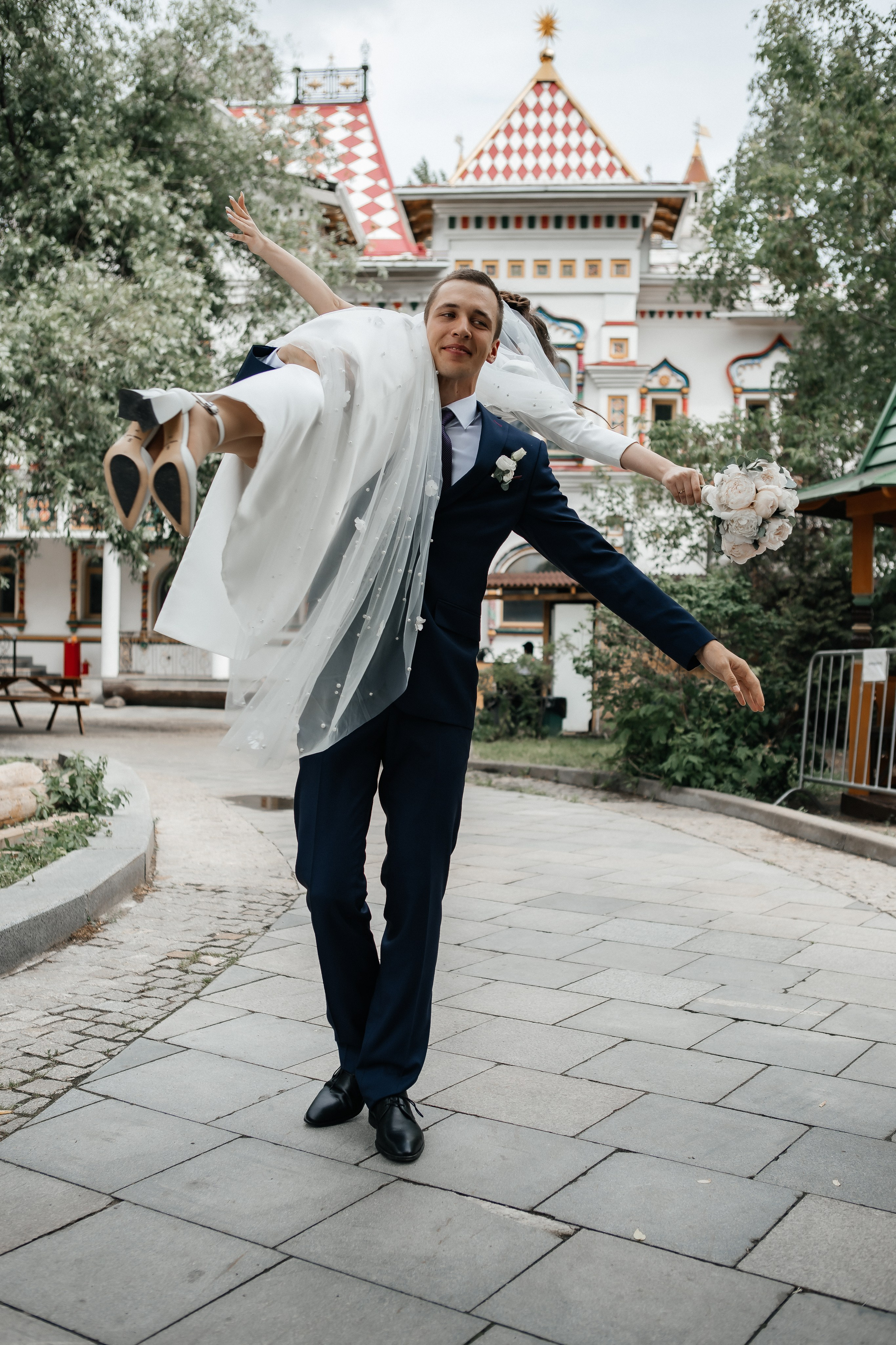 Тематическая фотосессия в древнерусском стиле в Измайлово. Свадебный фотограф в Москве