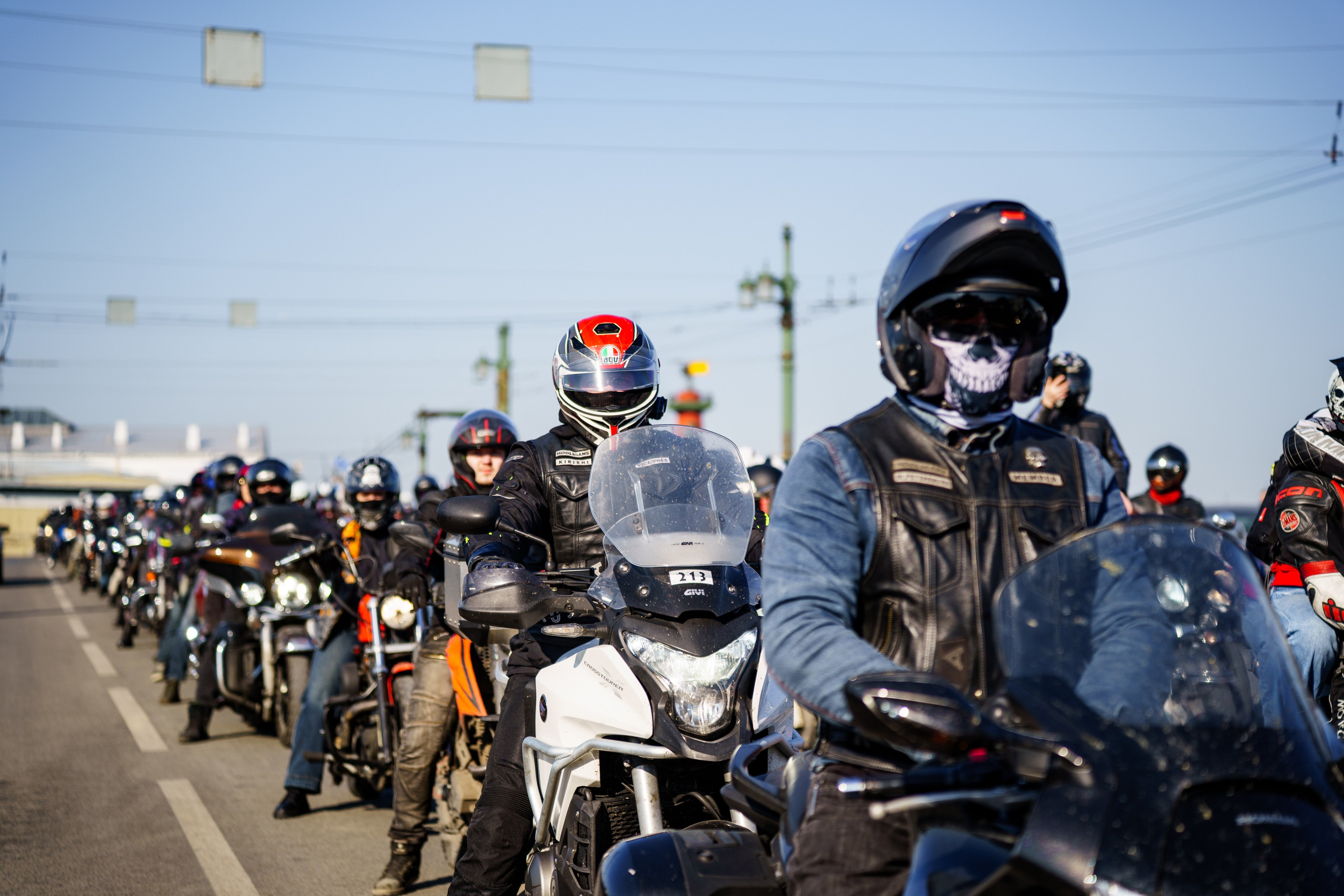 Прохват мотоклуба Norman Riders ч.1. Концертный и репортажный фотограф в Санкт-Петербурге Слава Пахомов