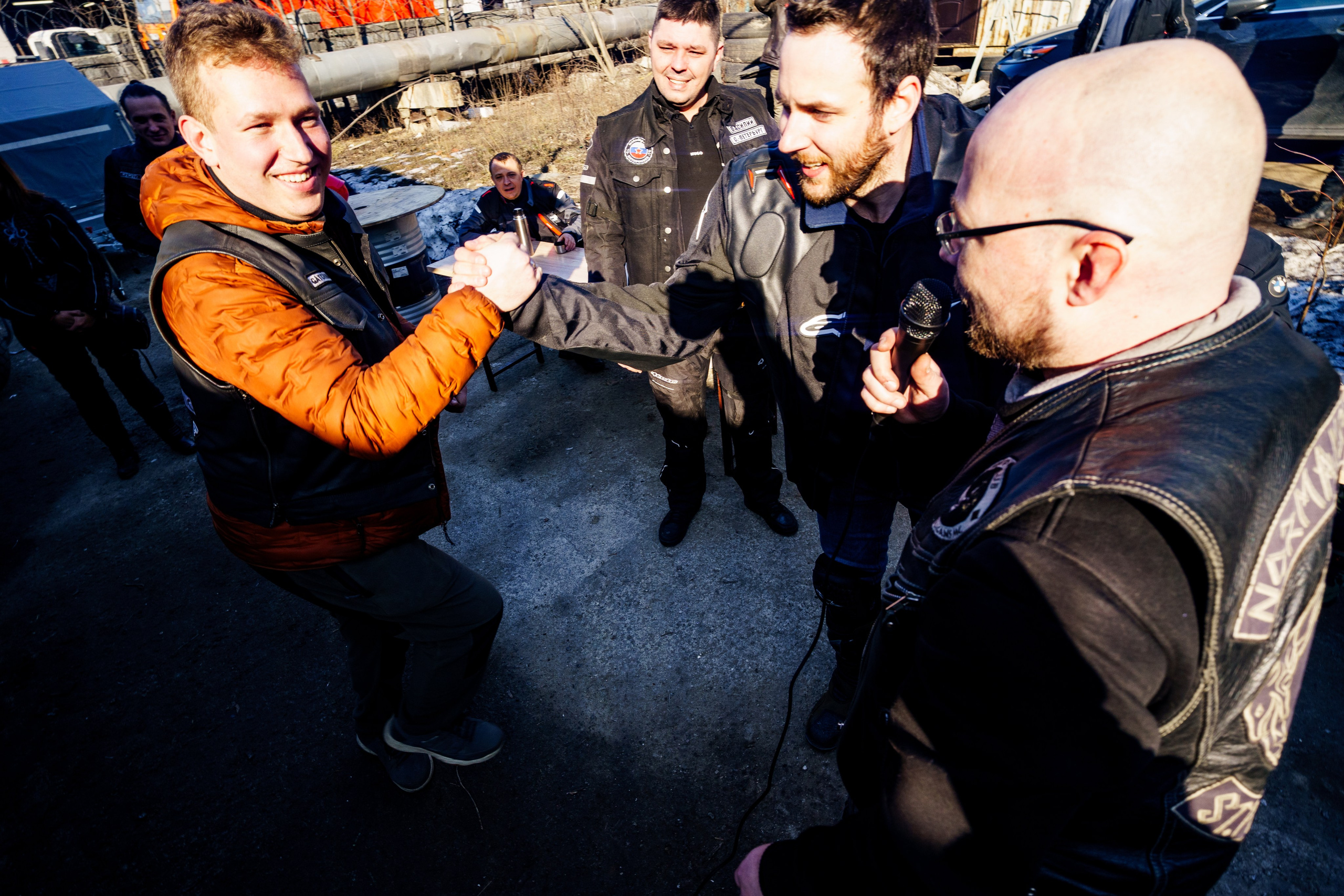 Прохват мотоклуба Norman Riders ч.2. Концертный и репортажный фотограф в Санкт-Петербурге Слава Пахомов