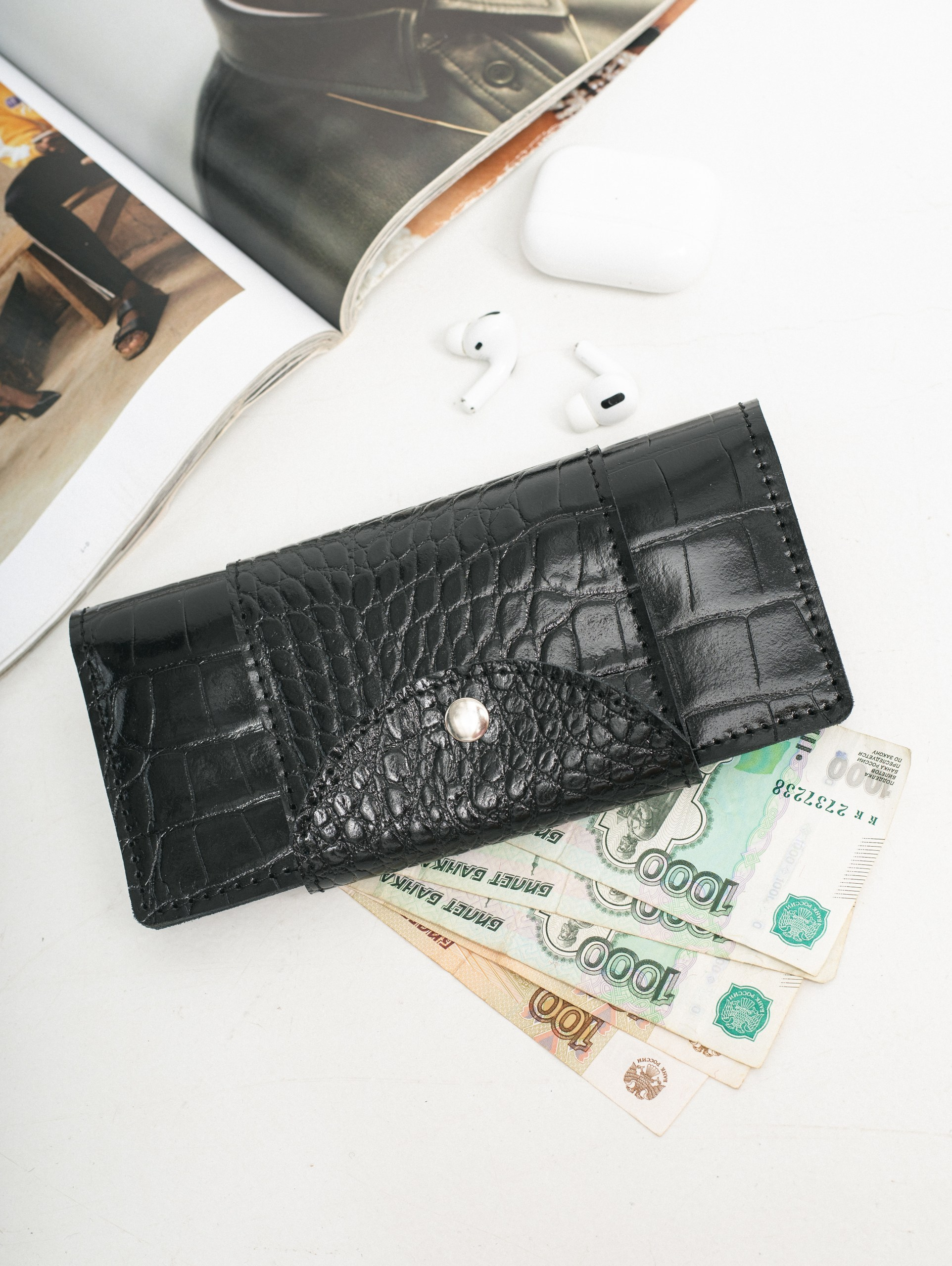 Модель 4КС04. Бренд Alligatore Biaco — это изящные изделия из натуральной кожи