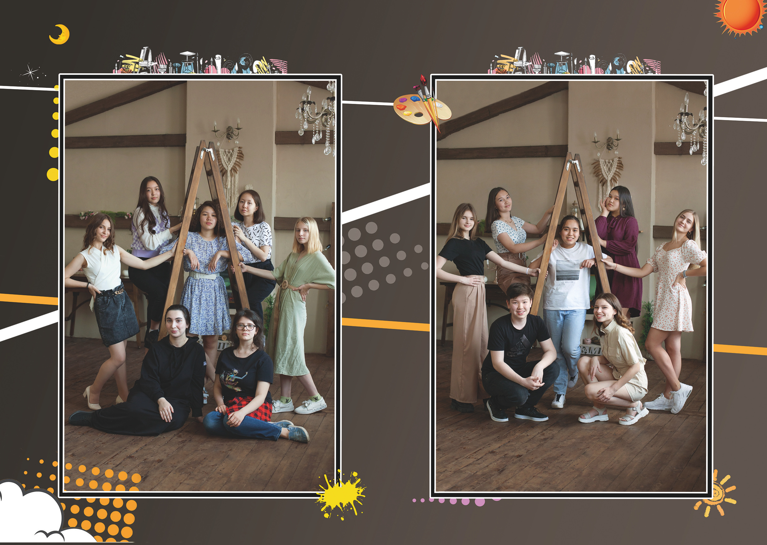 Школьные шаблоны. Детский и семейный фотограф в Павлодаре Оксана Солей. Школа моделей