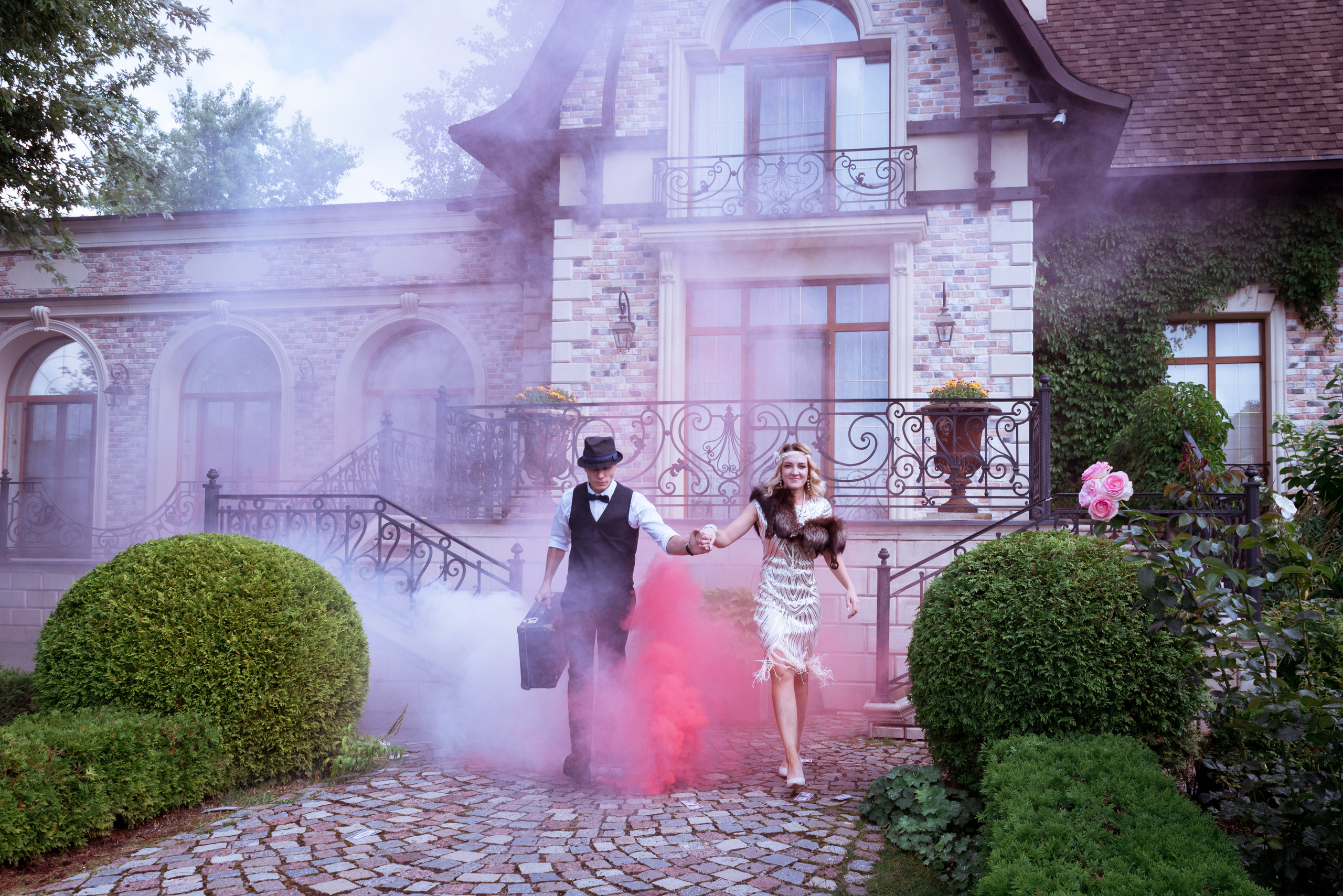 Свадьба в стиле Чикаго ретро. Дарья Нетреба Фотограф на Крещение, Венчание Псков и область