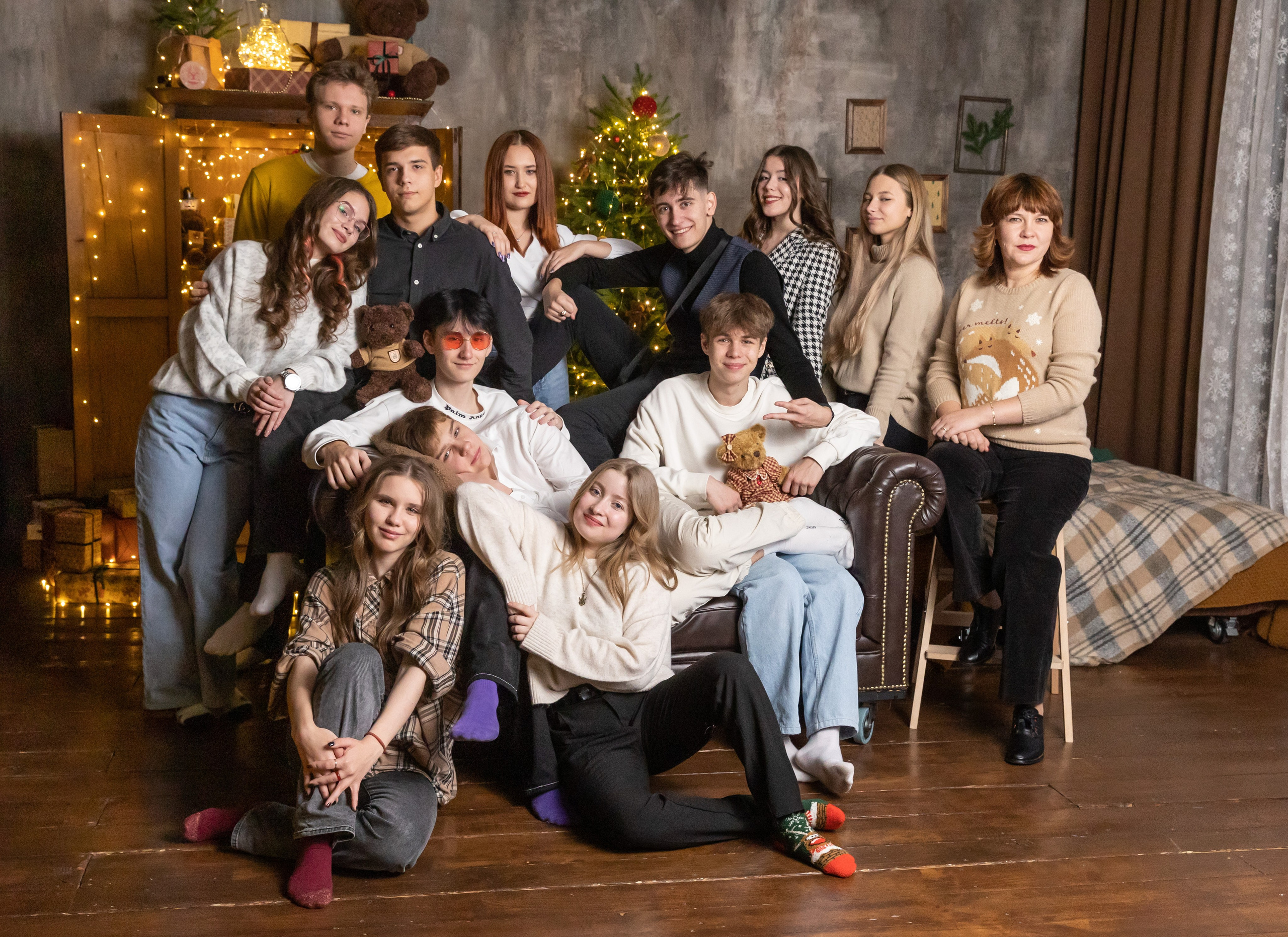 Новогодняя фотосессия 11Б. Семейный, детский, школьный фотограф в Благовещенске Яна Белоусова