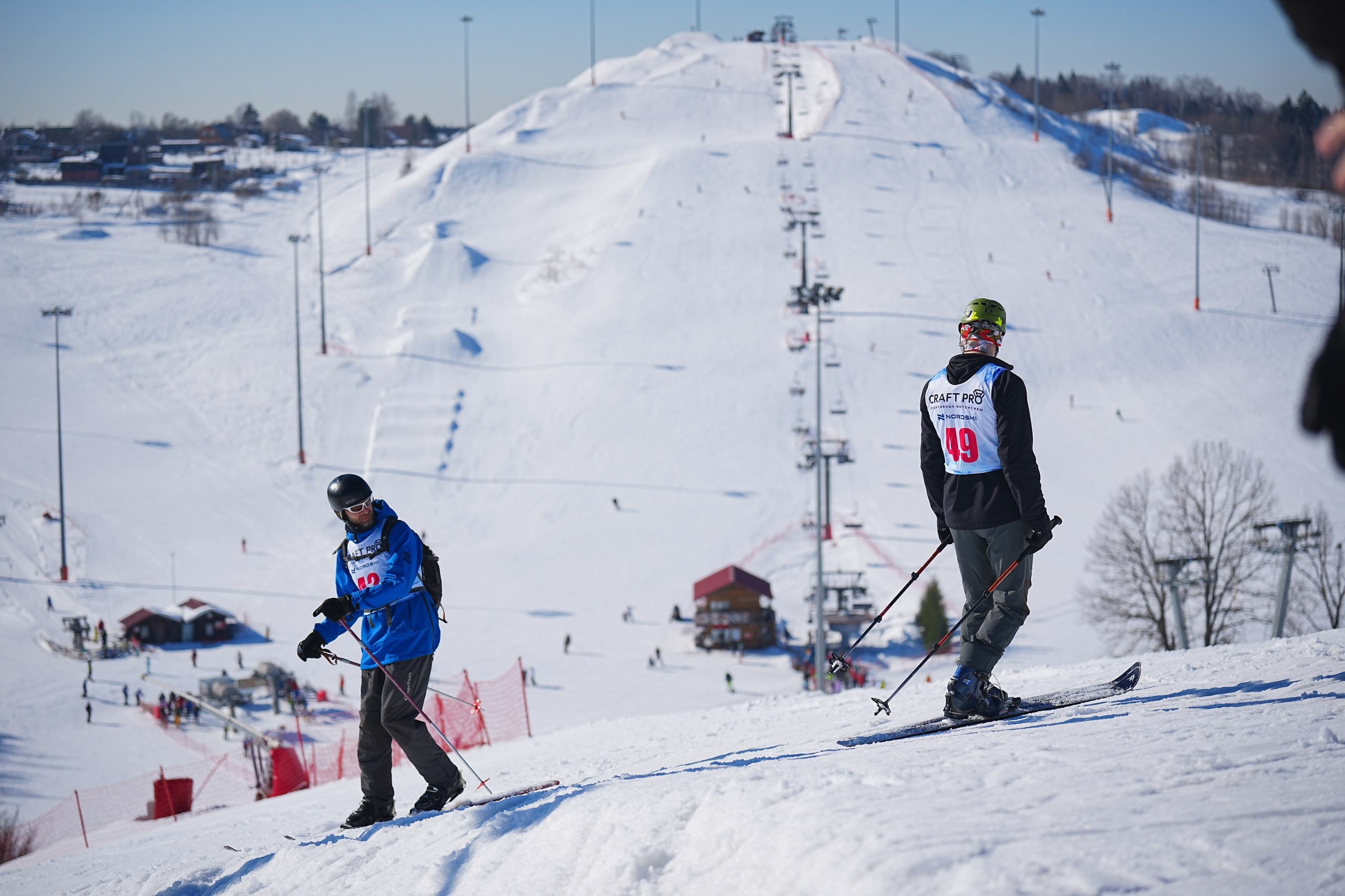 Шуколово. Открытое Первенство МФТИ по горным лыжам. GS, Telemark, 2024. Фотограф Студитский Евгений