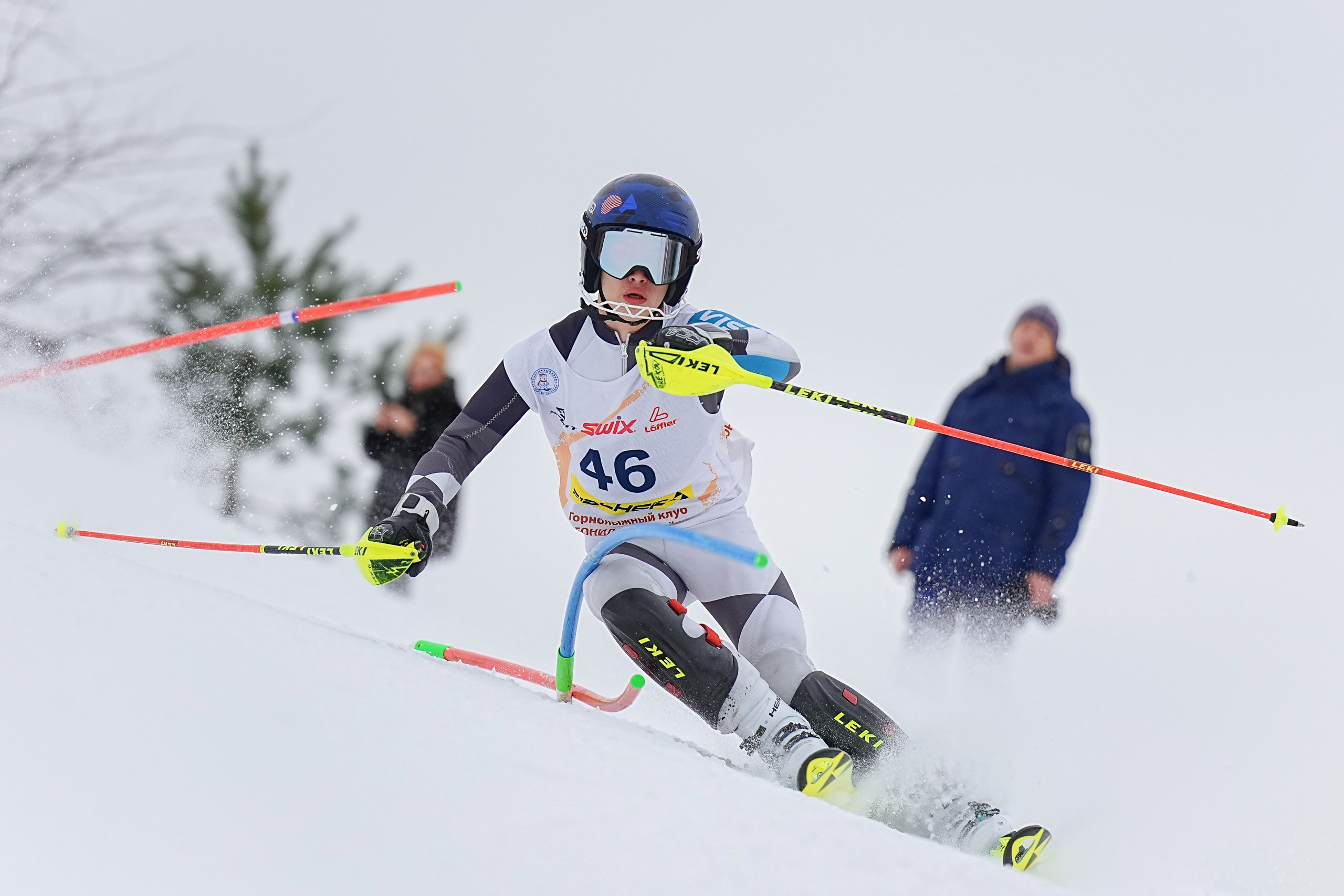 Первенство Дмитровского городского округа по горнолыжному спорту «Памяти А. Жирова» SL U14, U16. Фотограф Студитский Евгений