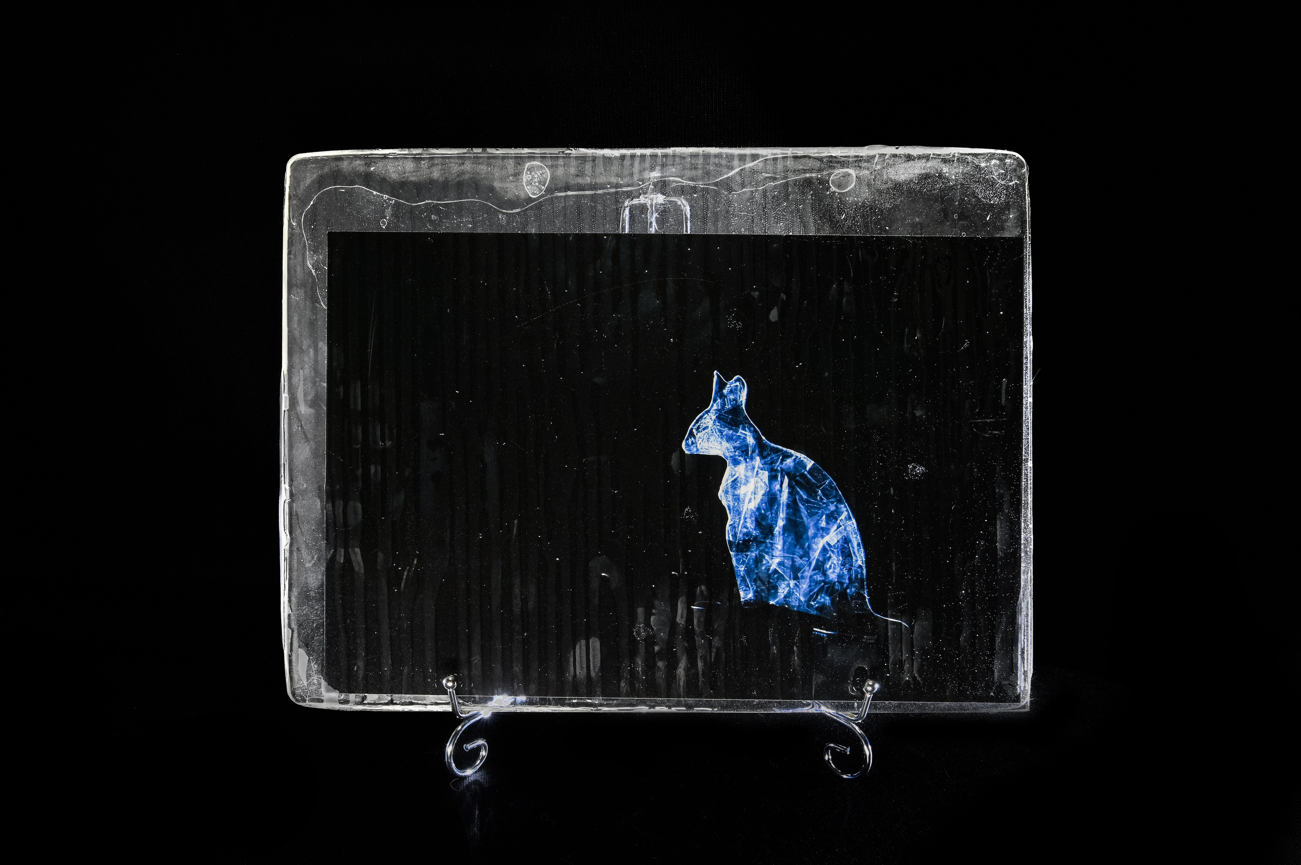 Полулунный кенгуру. 2024 год. Размер : 30 см на 40 см. LightJet бумага Pearl, ламинация хол.глянцевая, накатка Dibond, эпоксидная смола. Цена по запросу