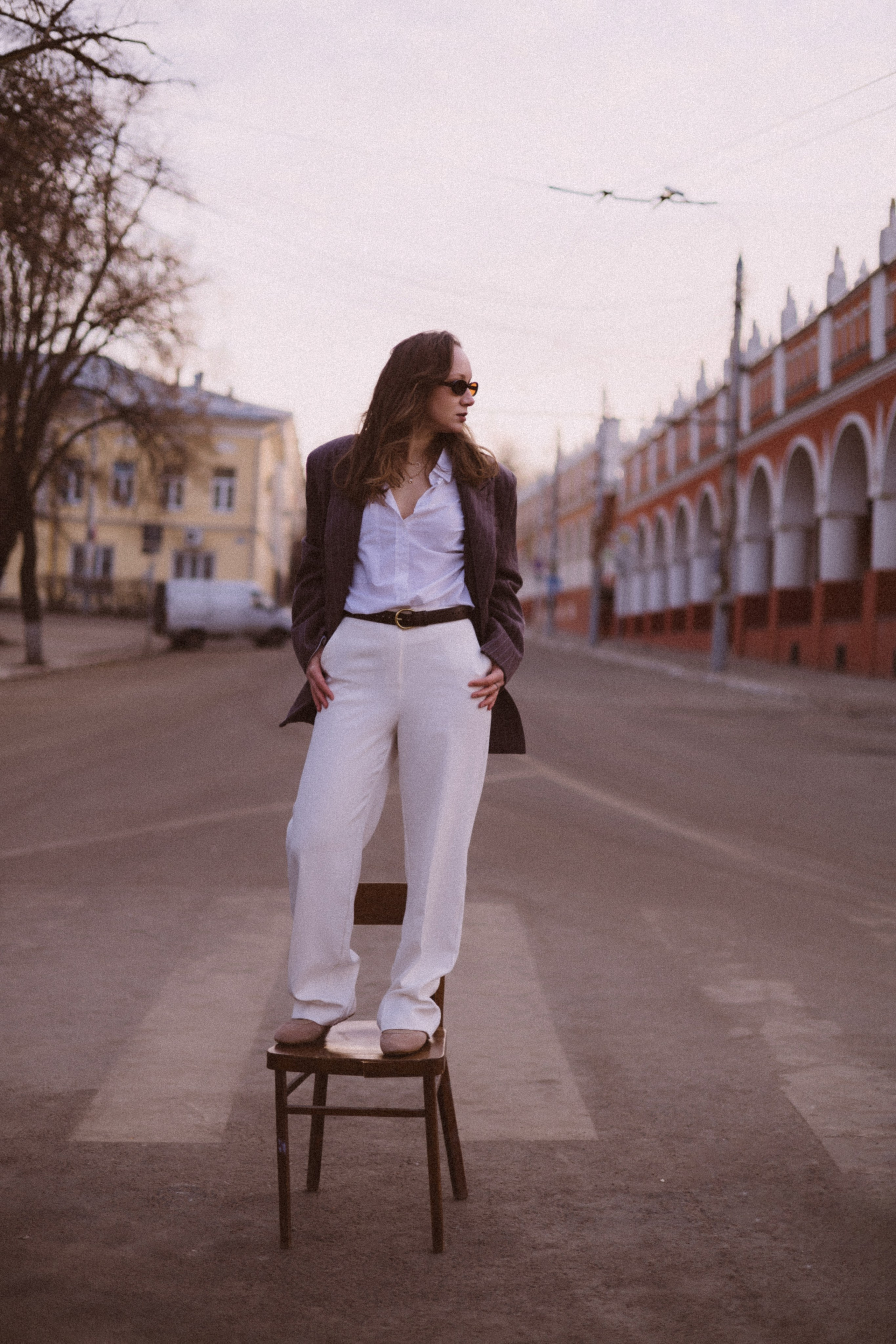 Мария, съемка в стиле 90х. Фотограф Калуга