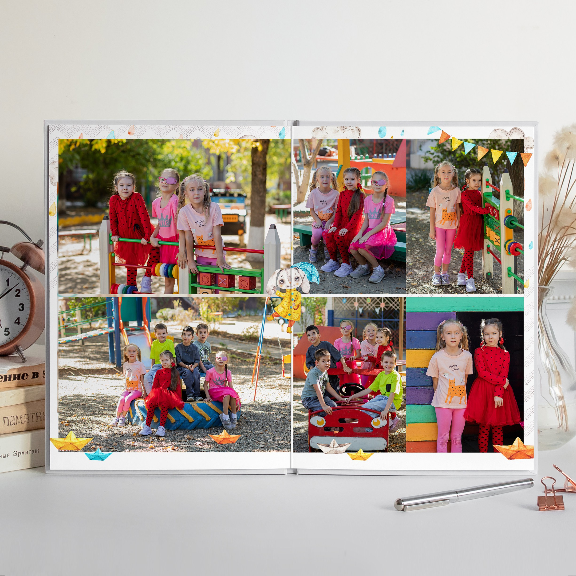 Альбом детского сада (4 разворота) ЗАЙЧАТА. ФОТОГРАФ ВЫПУСКНЫХ АЛЬБОМОВ в Краснодаре Ворчик Татьяна