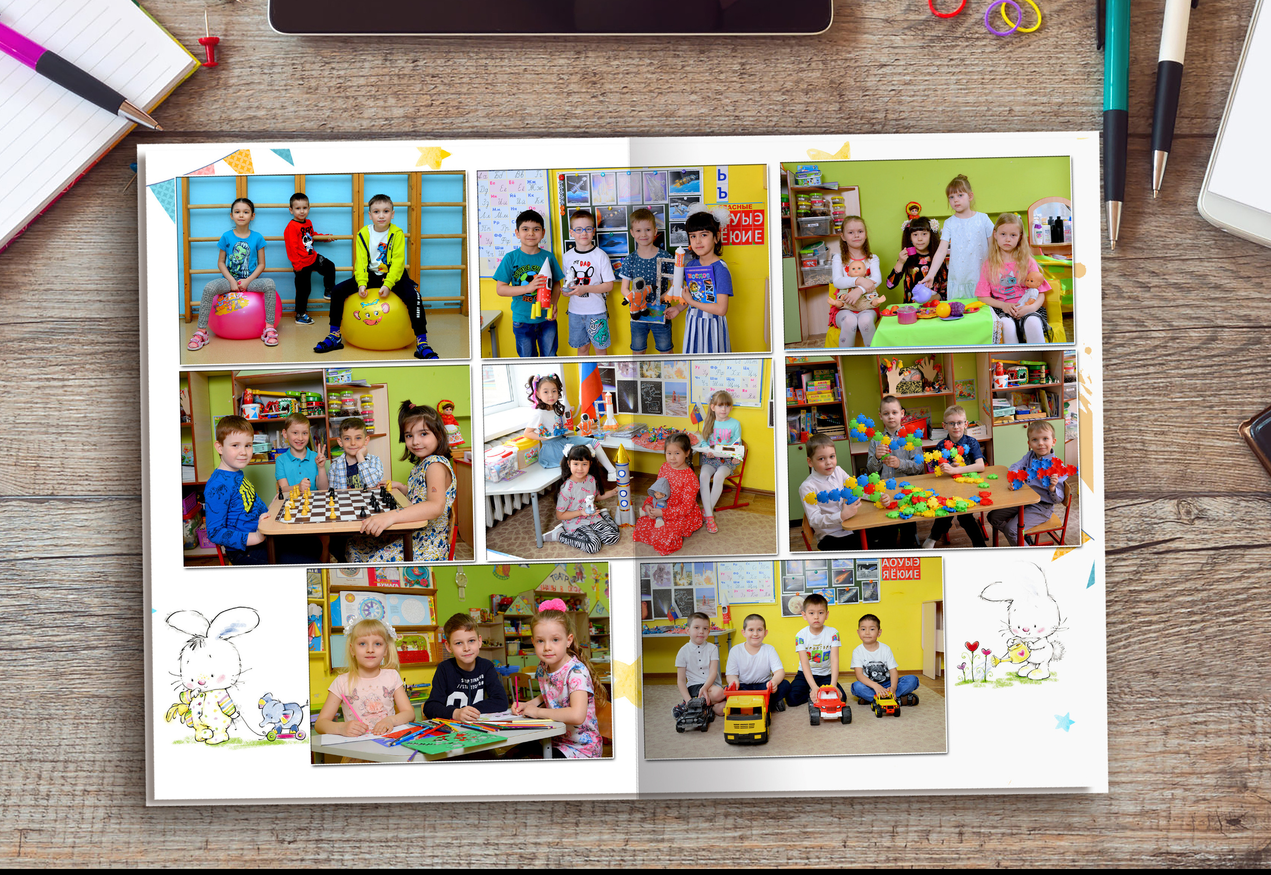 Зайчик 1. Надежда Хабарина школьный и детский фотограф в Самаре АЛЬБОМЫ от 1700р