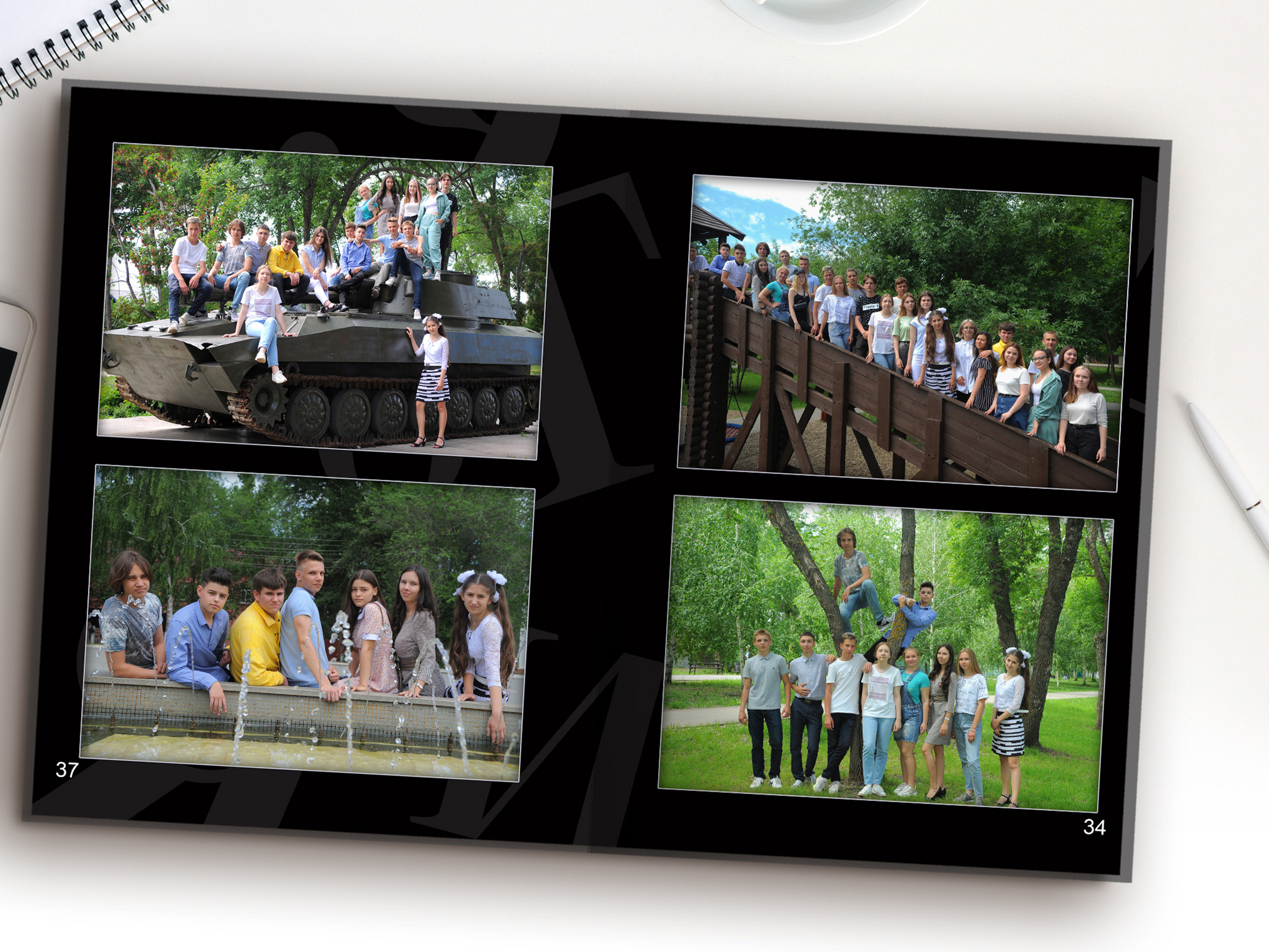 Журнал БЛЭКАУТ — 20 разворотов. Надежда Хабарина школьный и детский фотограф в Самаре АЛЬБОМЫ от 1700р