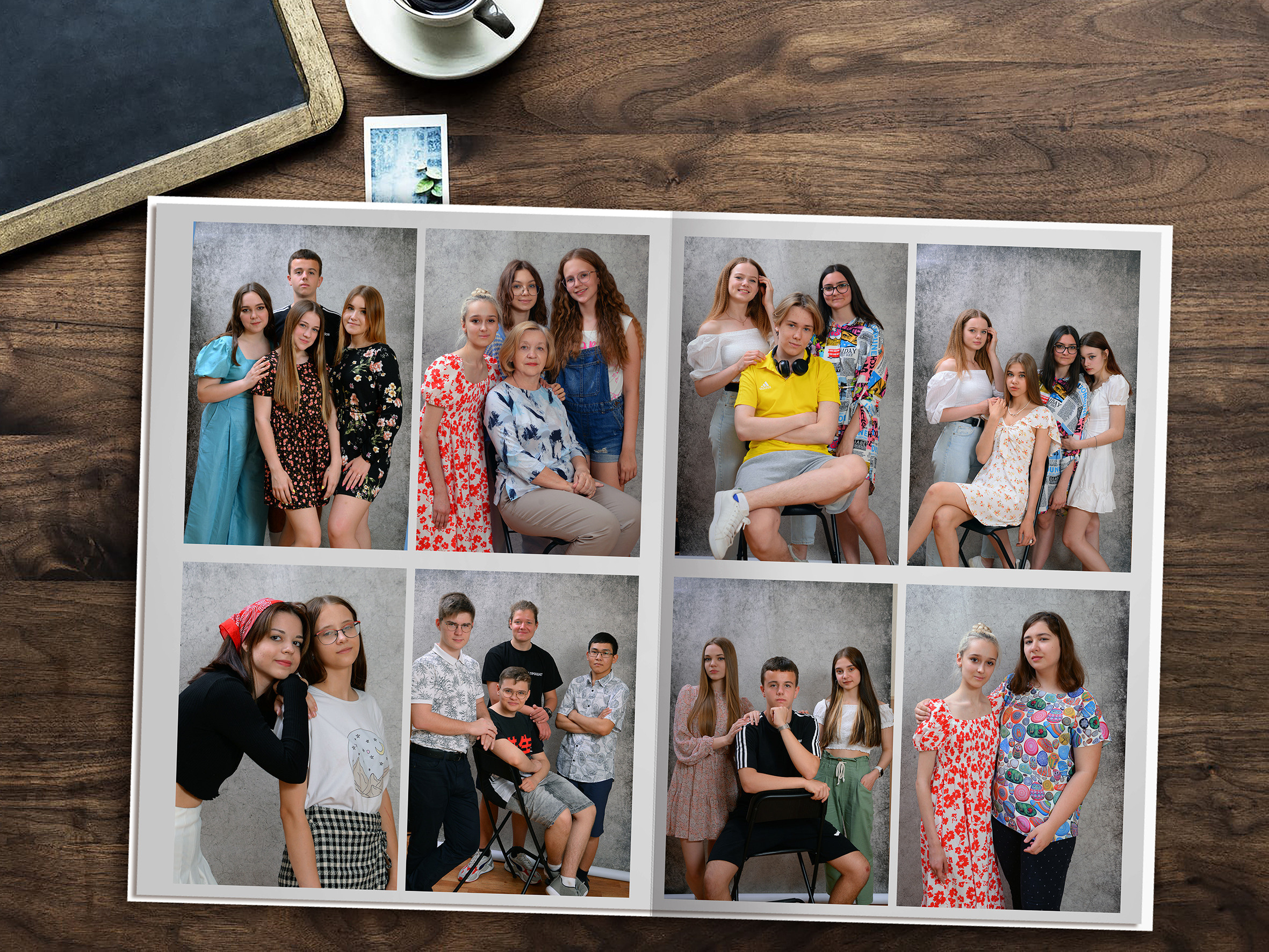 Стиль — 4 разворота. Надежда Хабарина школьный и детский фотограф в Самаре АЛЬБОМЫ от 1700р