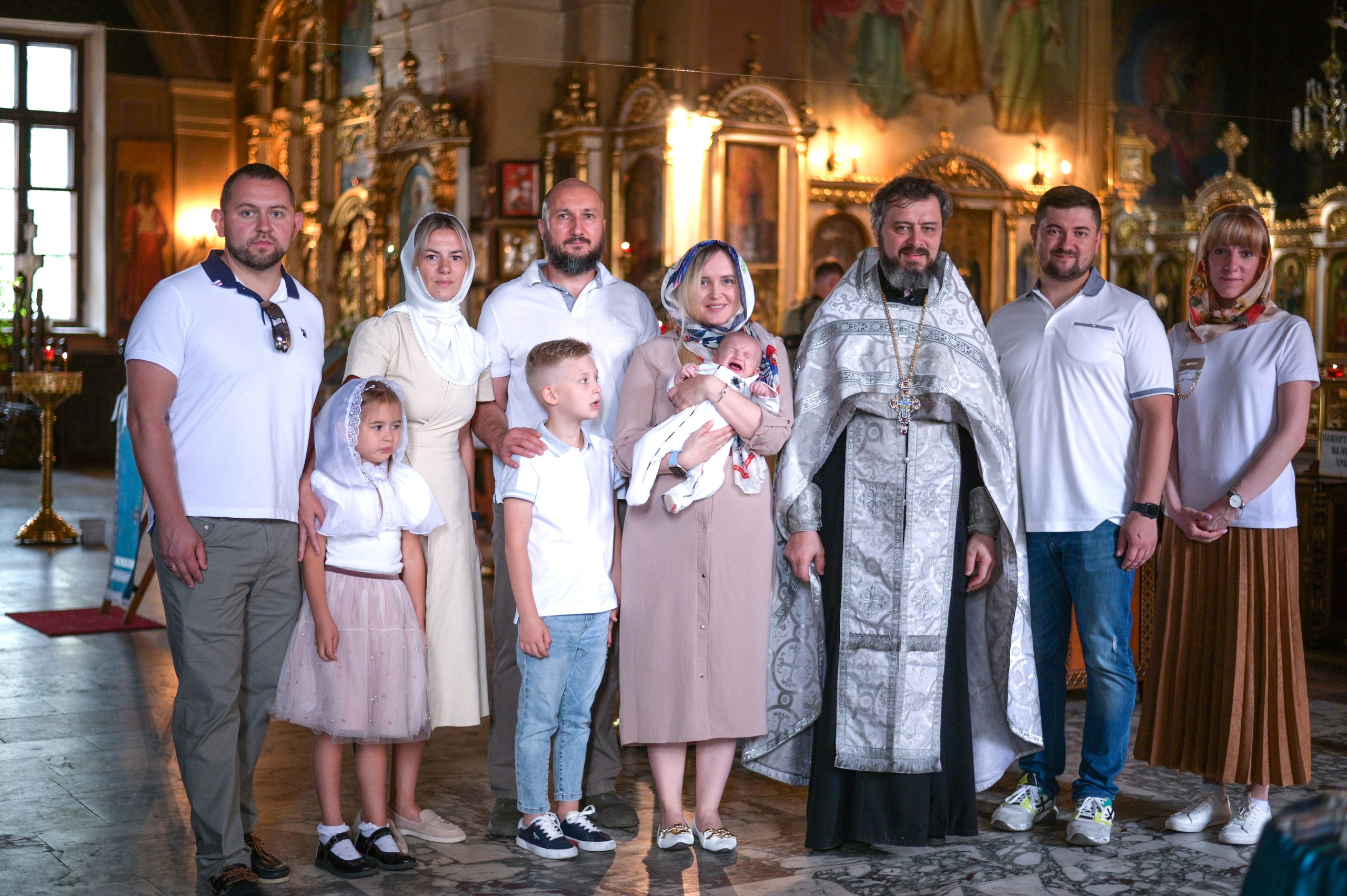 Крещение. Детский и семейный фотограф Ирина Баранова