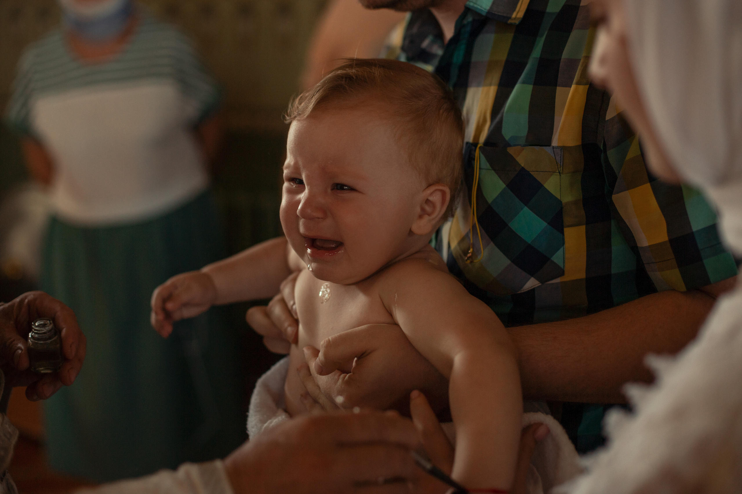 Крещение Артёма Приход храма Иоанна Богослова. Фотограф новорожденных Оренбург Оксана Трофимова