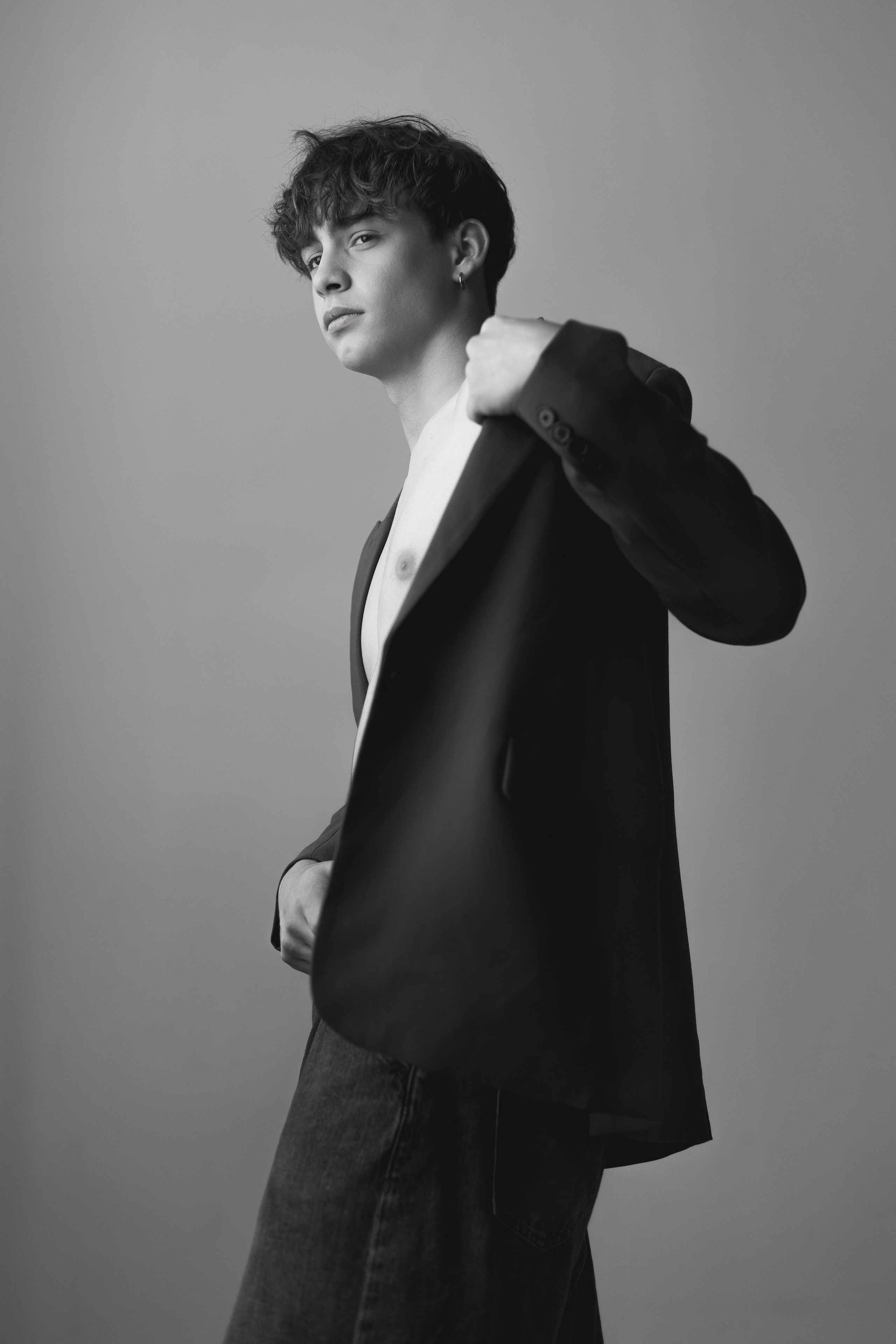 Мужской портрет ЧБ