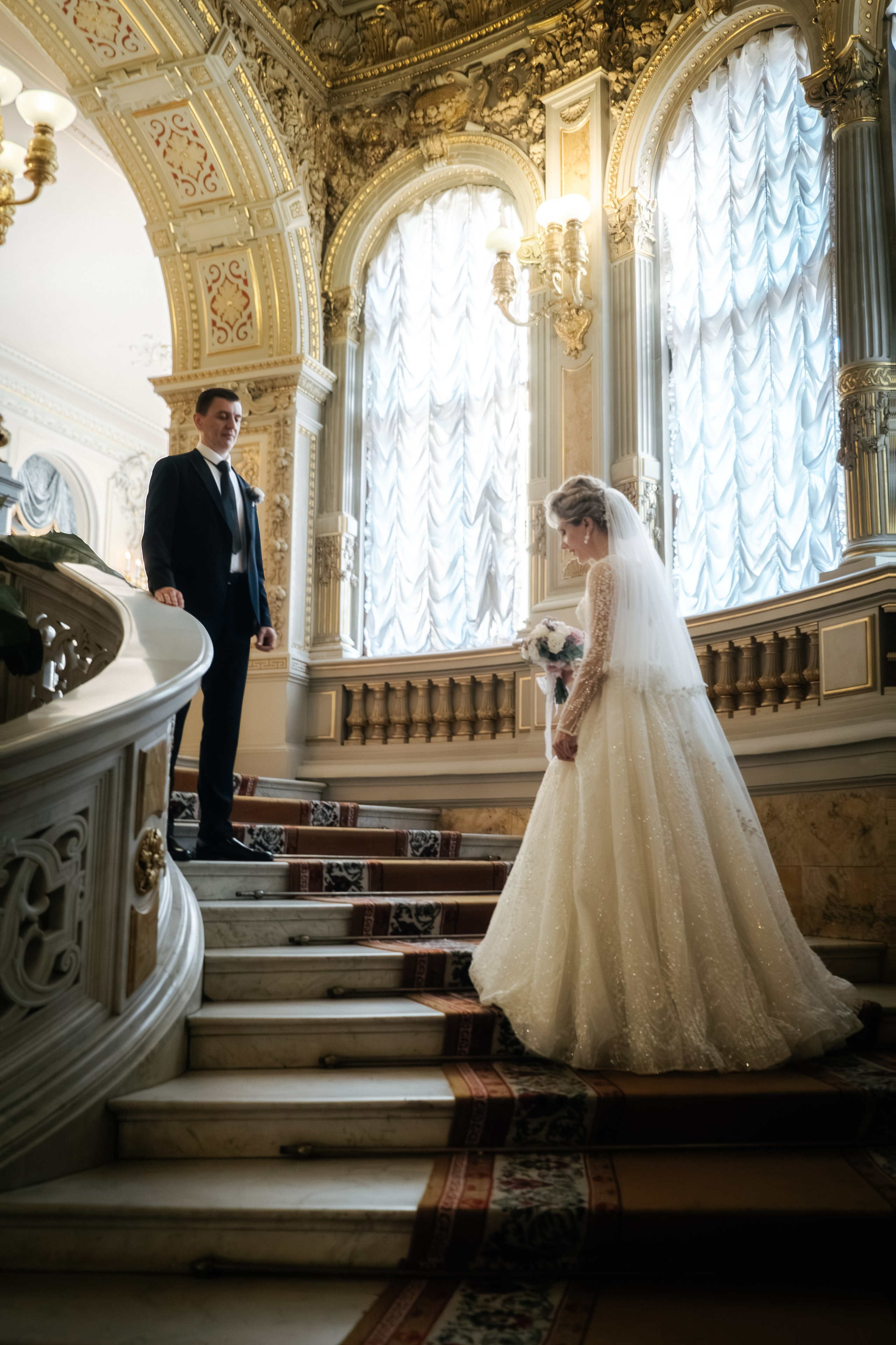 Сергей и Ольга. Фотосессия в Доме Ученых. Professional photoartist in St. Petersburg (wedding, reportage, portrait, model book, love story) Alexander Shvedov