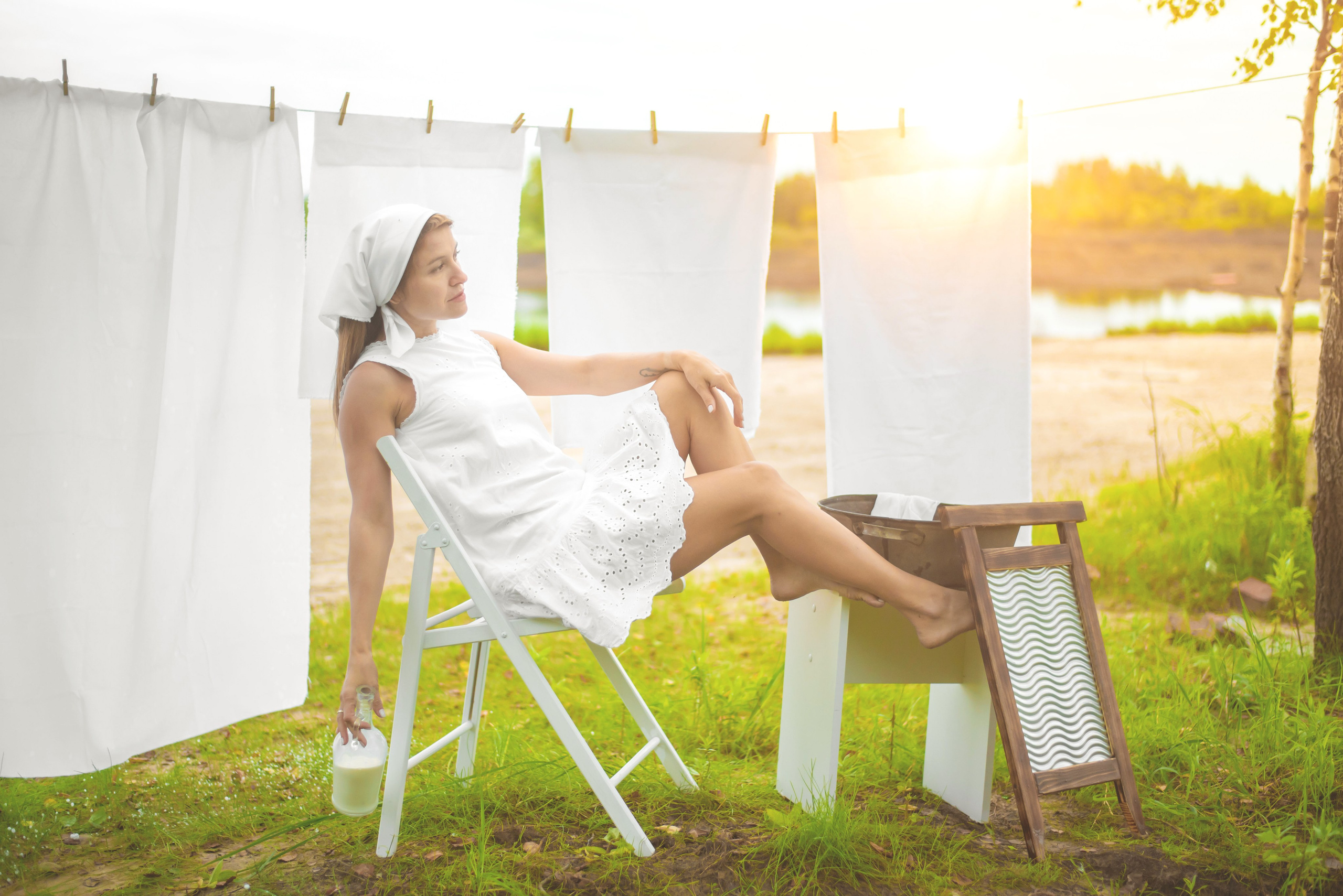 Большая стирка. Фотограф в г. Нижневартовск Александра Гриценко