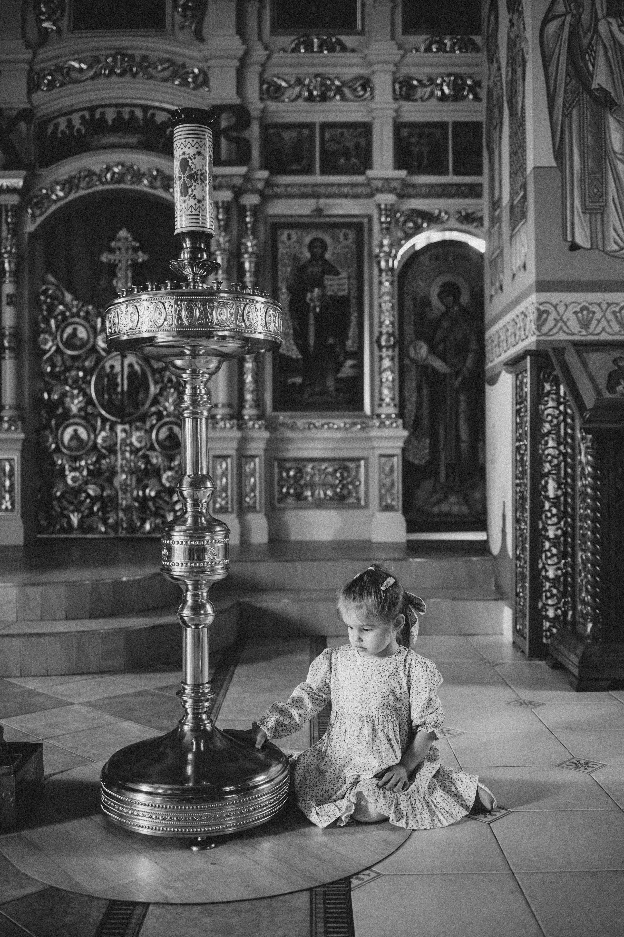 Таинство Крещения Мишель. Фотограф новорождённых Newborn Москва