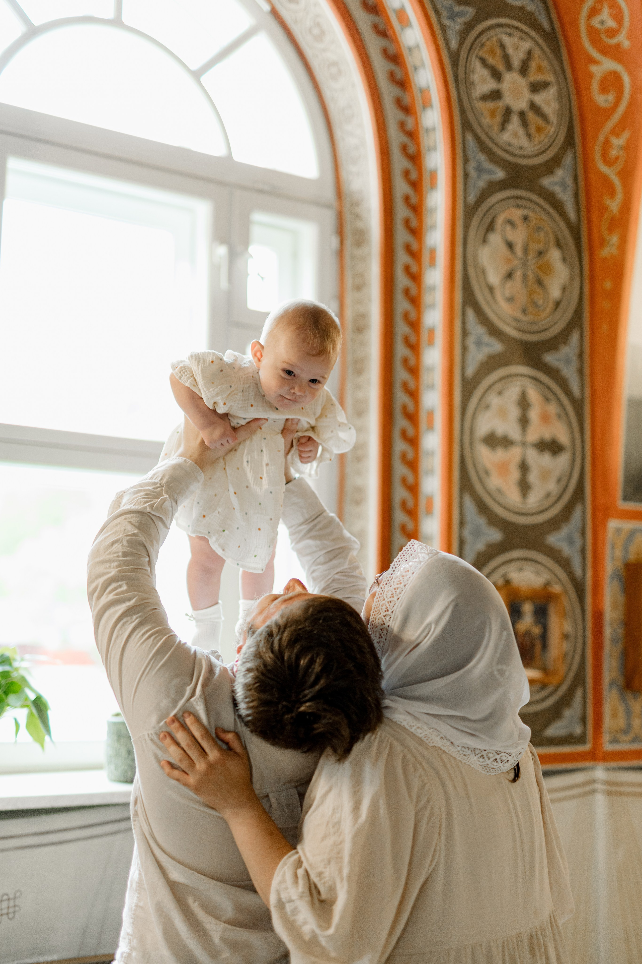 Таинство Крещения Веры. Фотограф новорождённых Newborn Москва