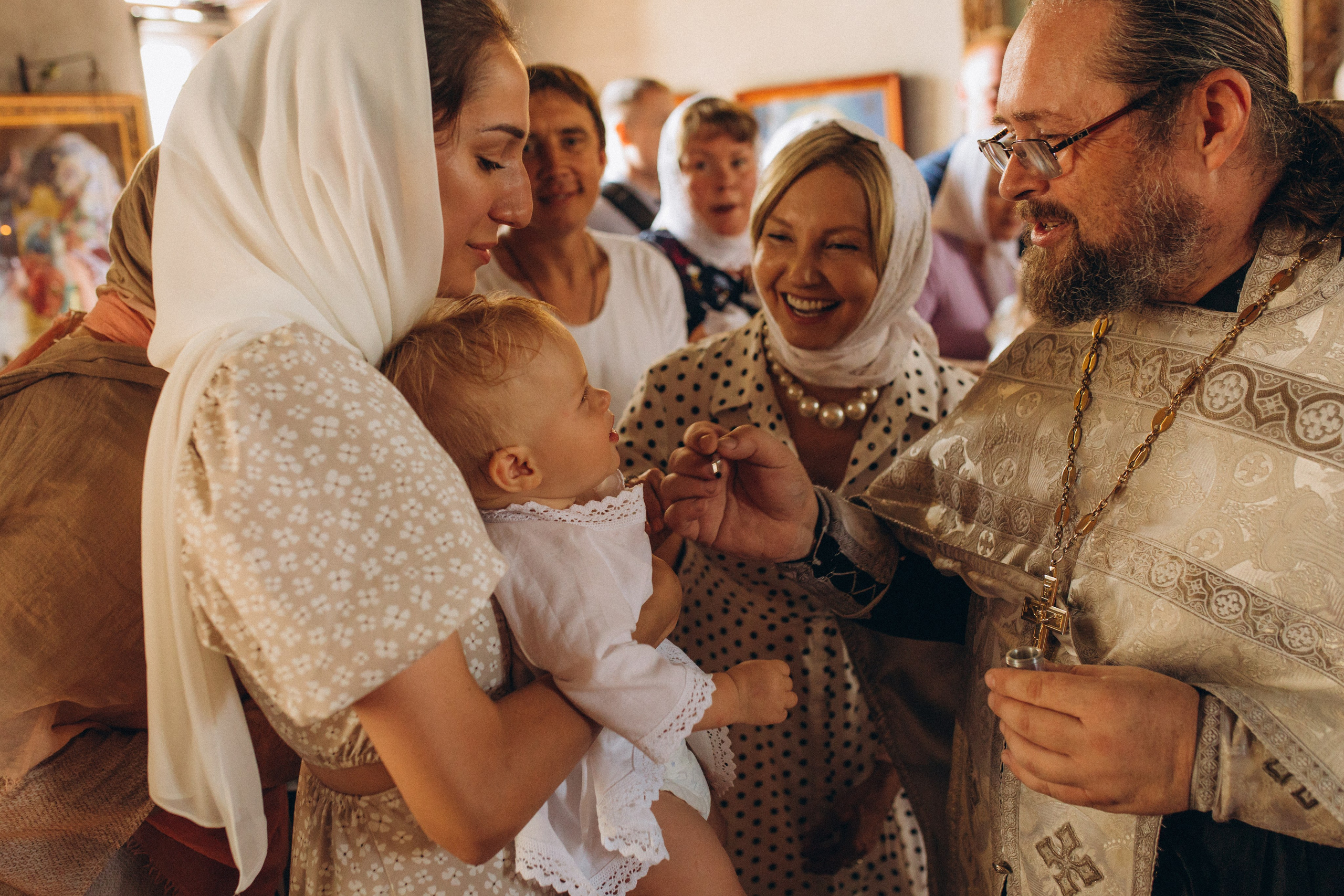 Крещение Марии. Семейный фотограф в Обнинске