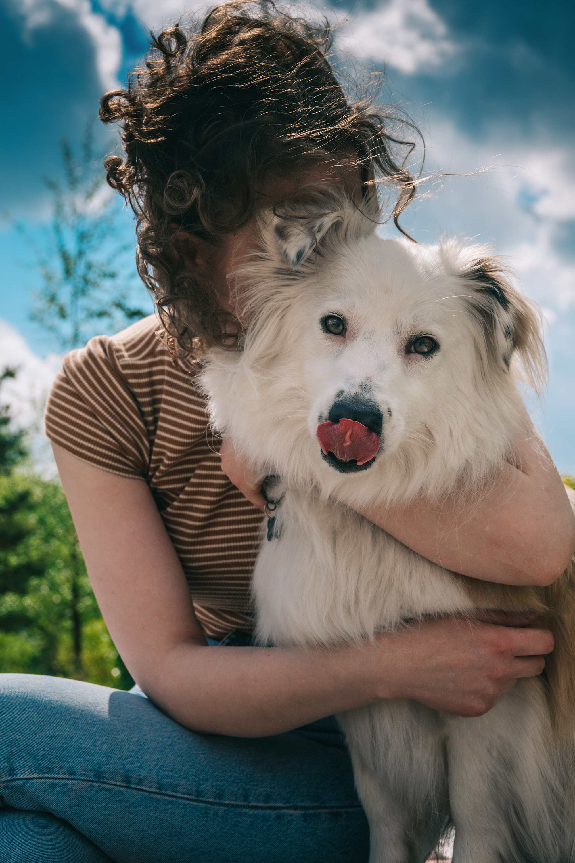 Фотоссесия красавчика пса Даная и его человека Оли. Фотограф-анималист в Москве Юлия Лайхо