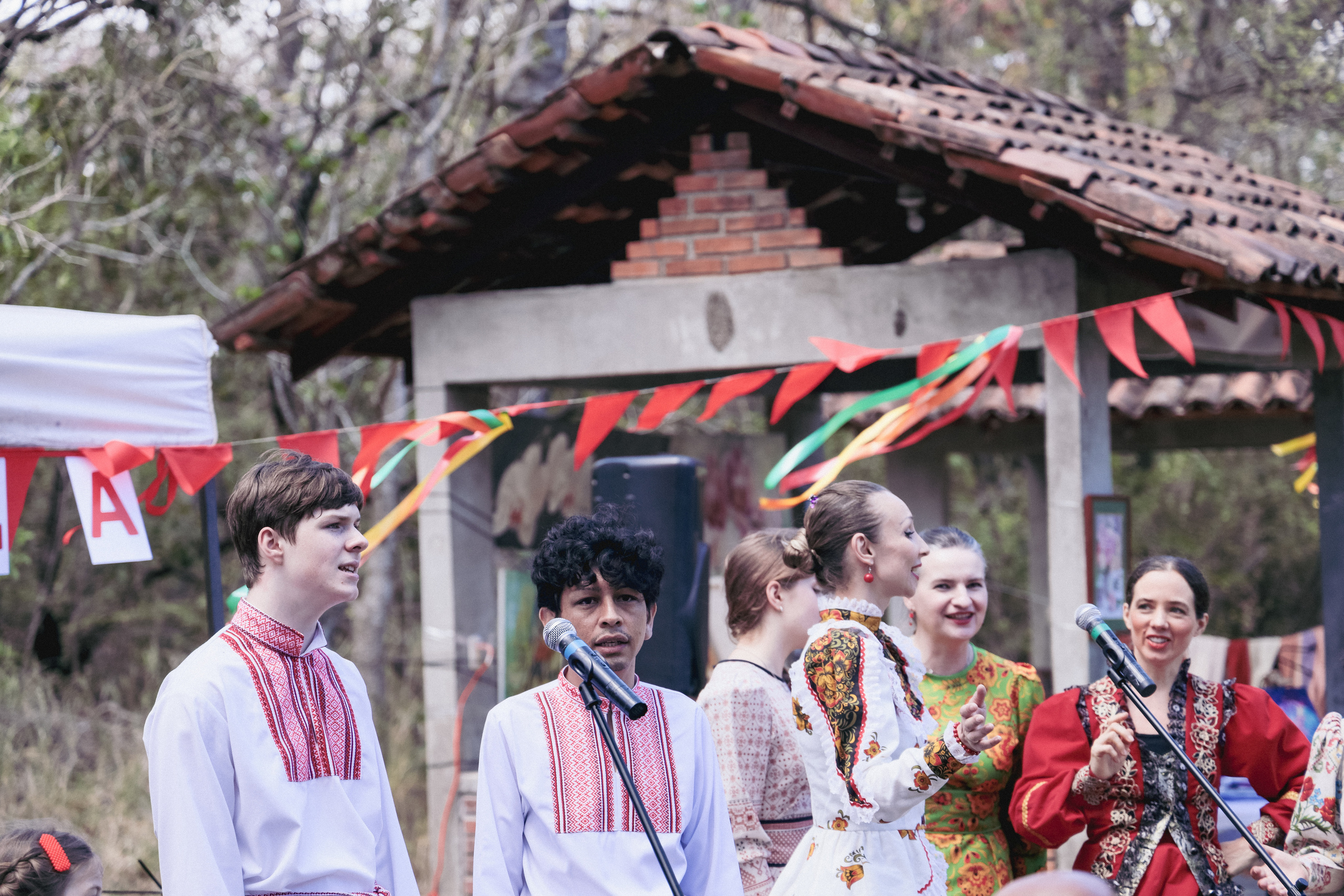 Shrovetide In Russian style. Family, portrait, content photo in Costa Rica Evgeniya Besprozvannykh