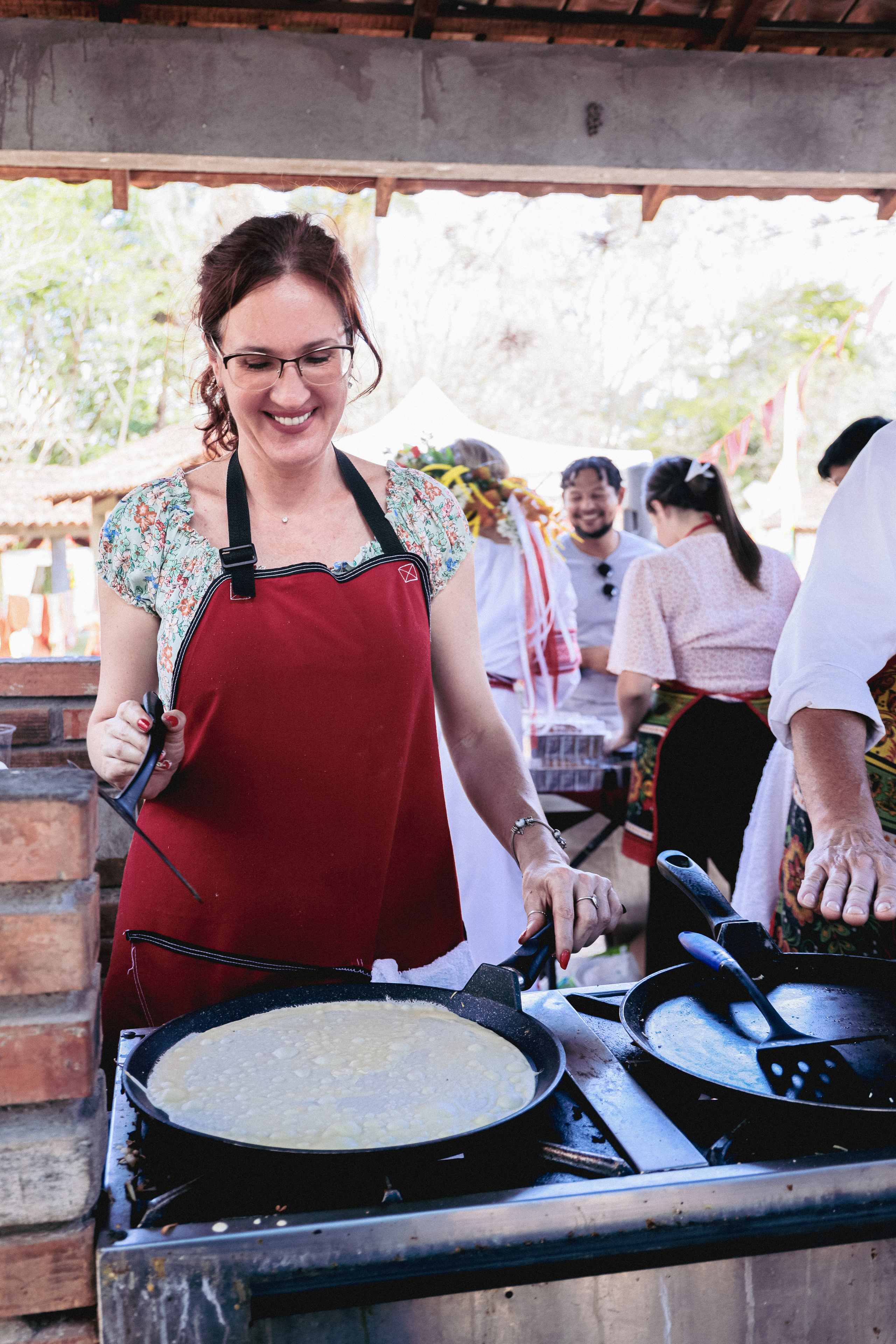 Shrovetide In Russian style. Family, portrait, content photo in Costa Rica Evgeniya Besprozvannykh