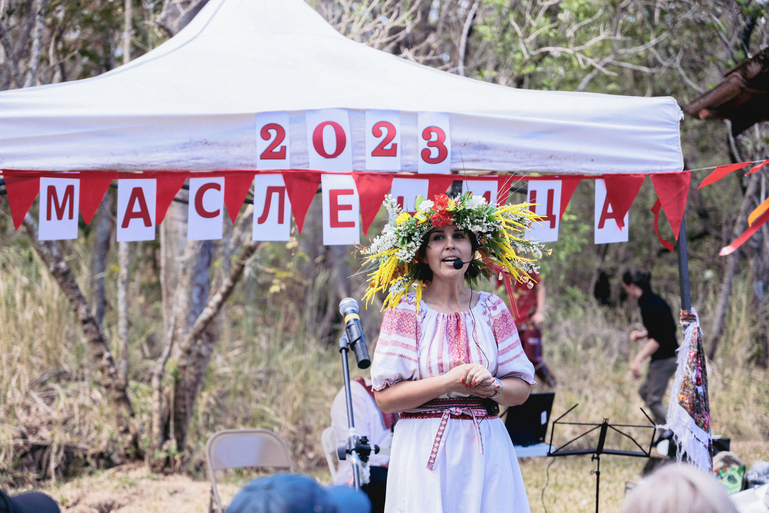 Shrovetide In Russian style. Family, portrait, content photo in Costa Rica Evgeniya Besprozvannykh