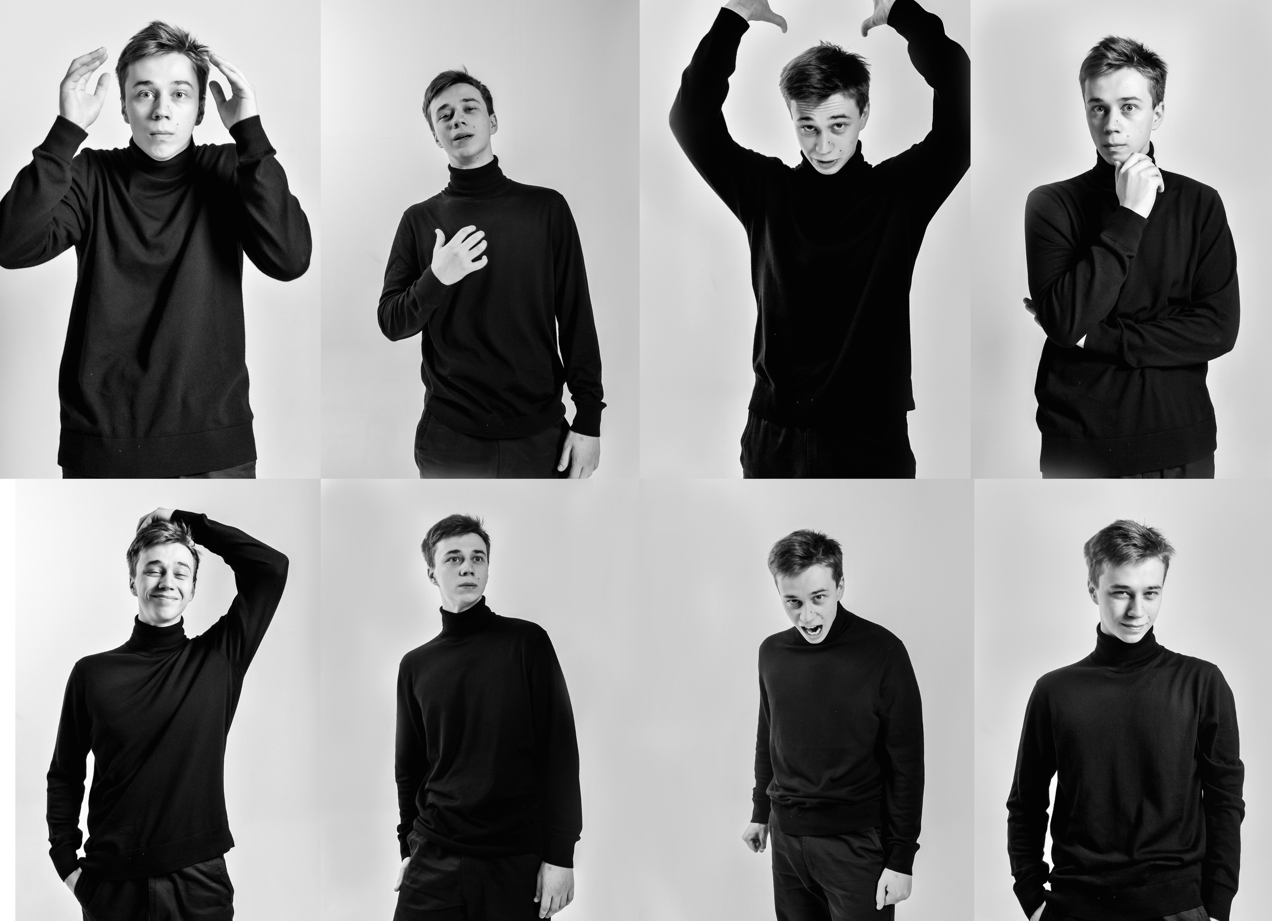 Creating an acting portfolio in the studio. Family, portrait, content photo in Costa Rica Evgeniya Besprozvannykh