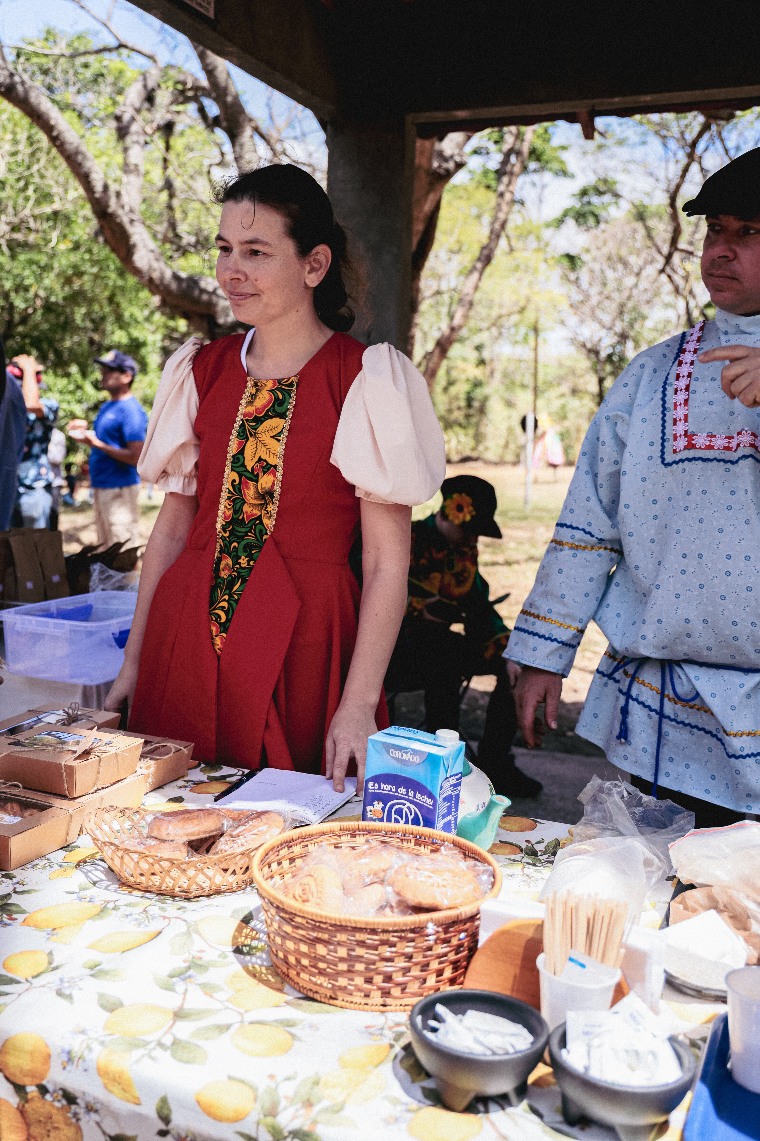 Shrovetide In Russian style. Family, portrait, content photo in Costa Rica Evgeniya Besprozvannykh