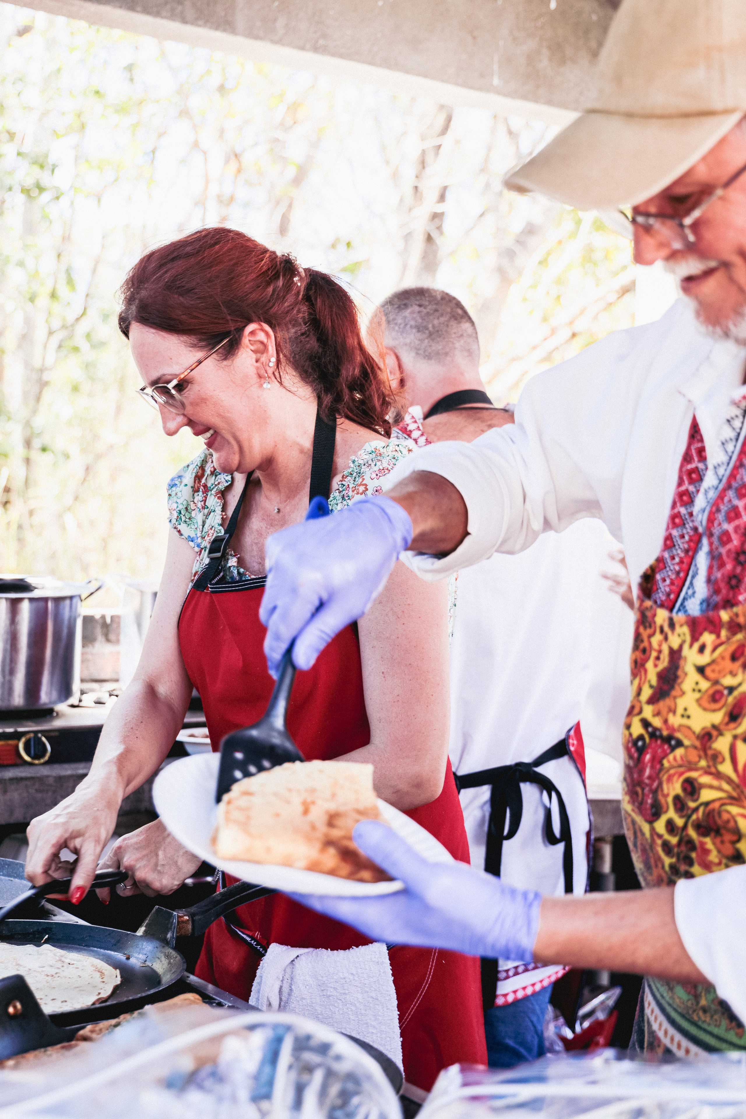 Shrovetide In Russian style. Family, portrait, content photo in Costa Rica Evgeniya Besprozvannykh