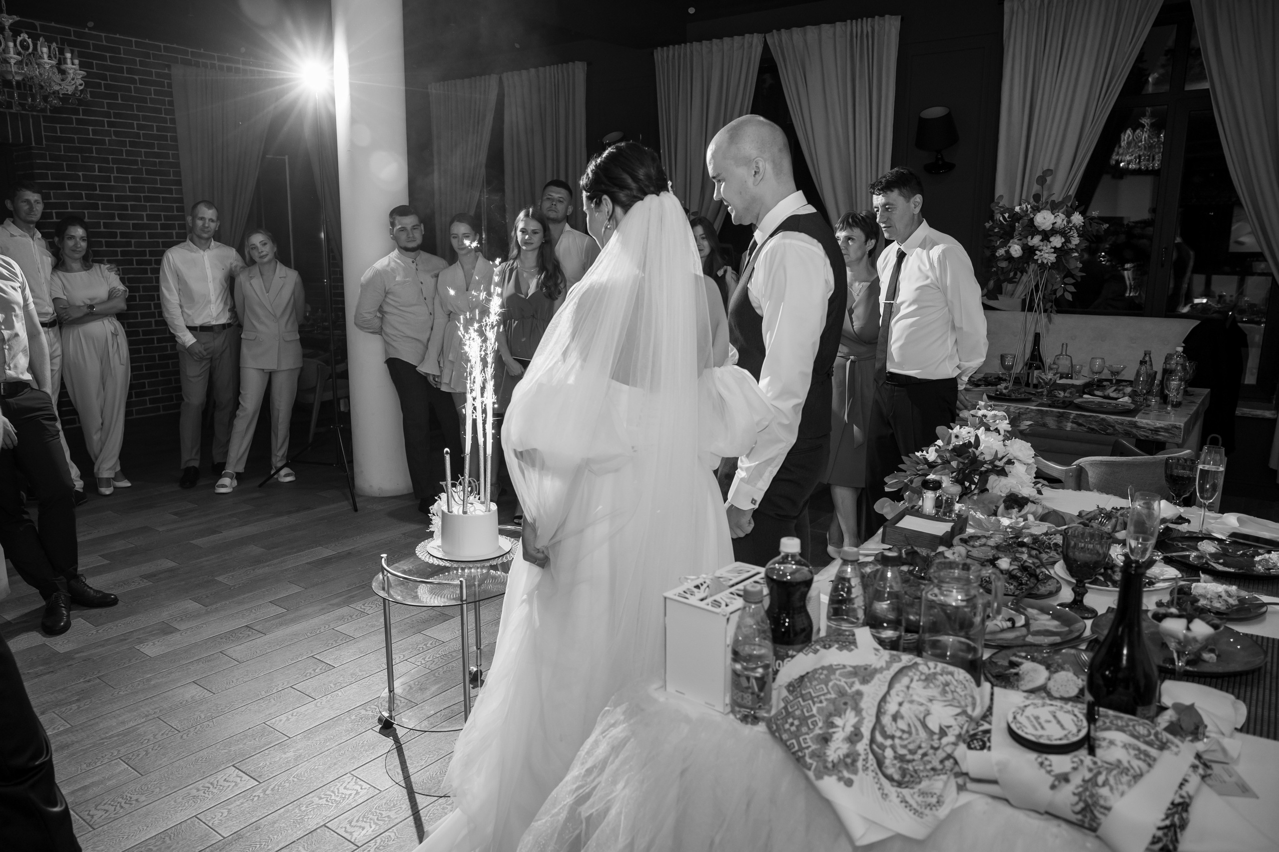 Полина и Дмитрий, загородный клуб «Барин», ЗАГС в г. Пушкино. Свадебный и репортажный фотограф (Москва, Королев и другие)