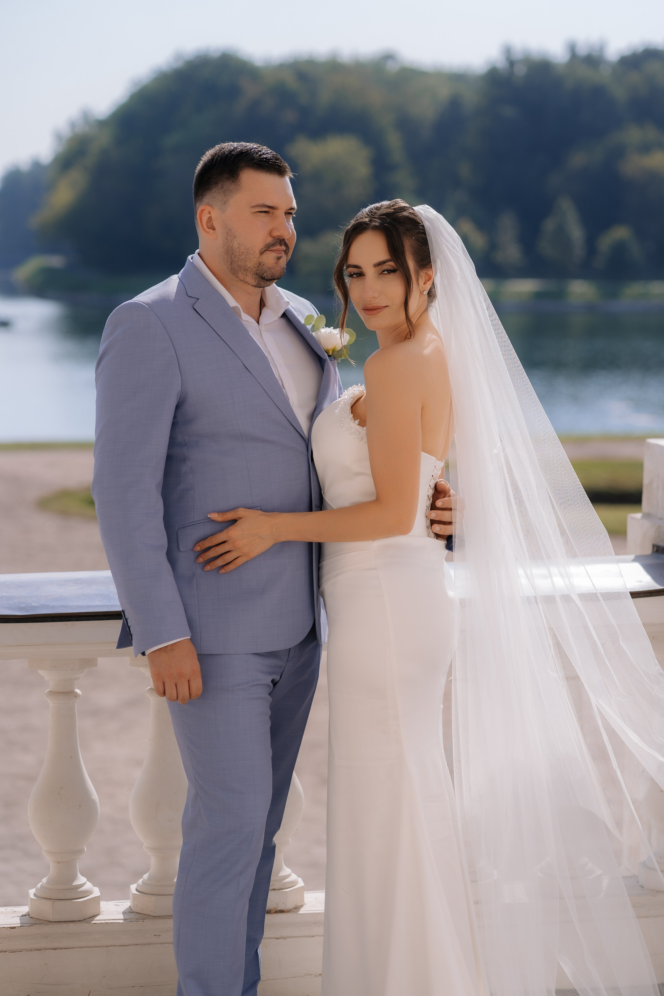 Свадебная фотосессия в Москве, парк Кусково. Свадебный фотограф в Москве Анна Полушина