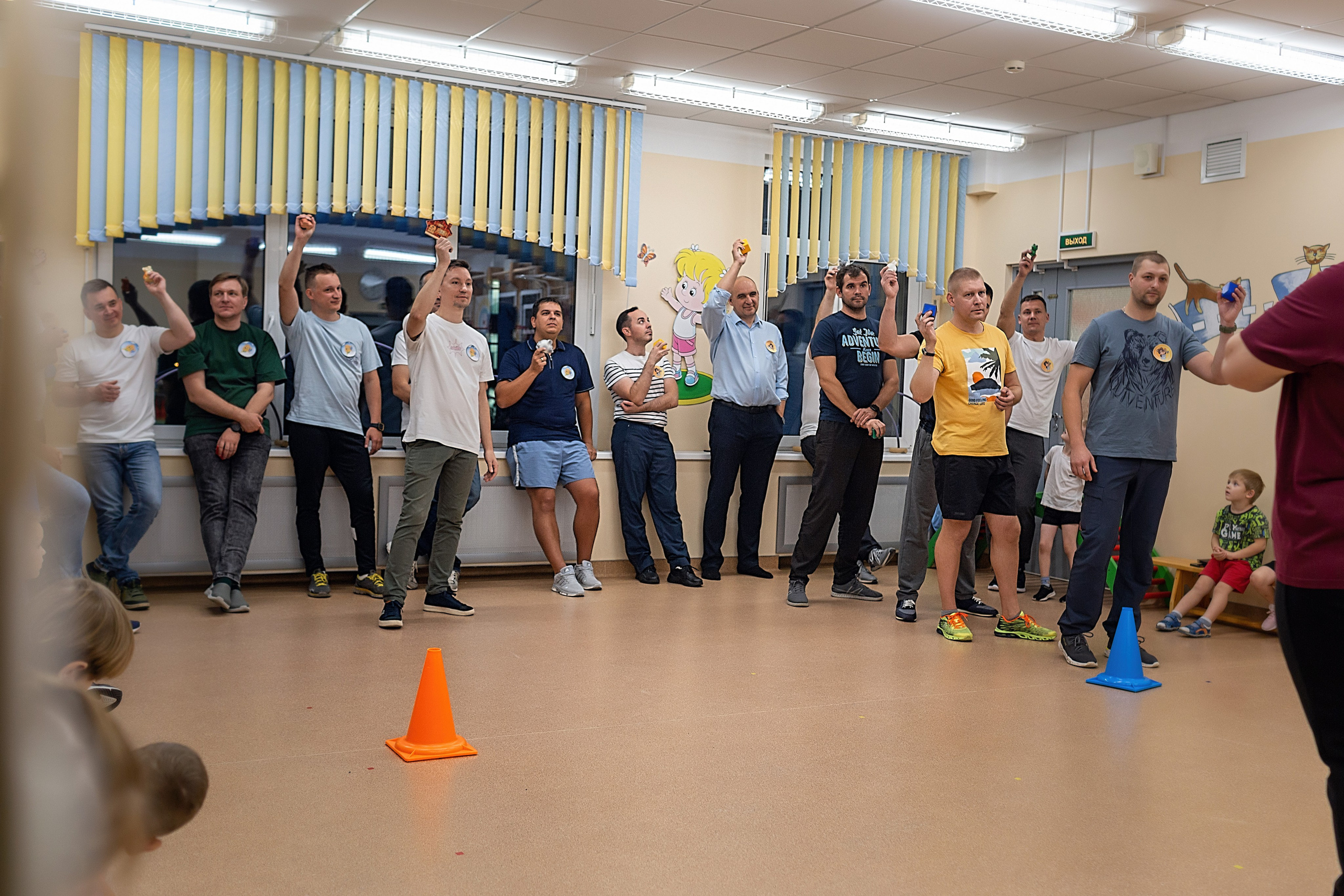 День пап в детском саду_2024. Семейный фотограф в Санкт-Петербурге