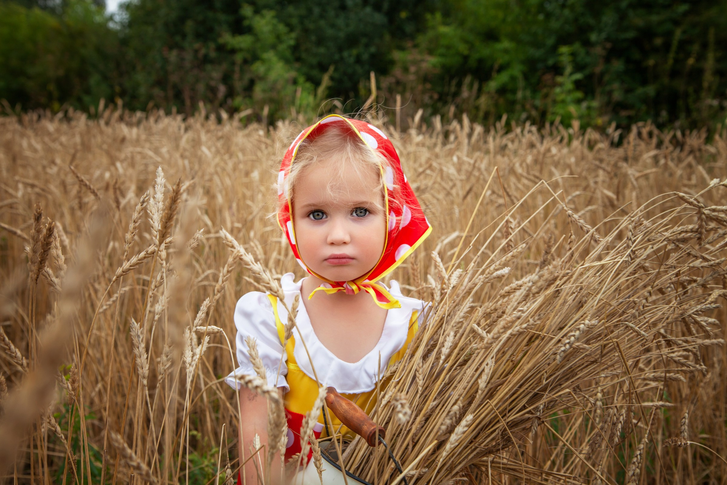 Дети в поле. Детский и семейный фотограф в Бердске и Новосибирске Дарья Гребнева