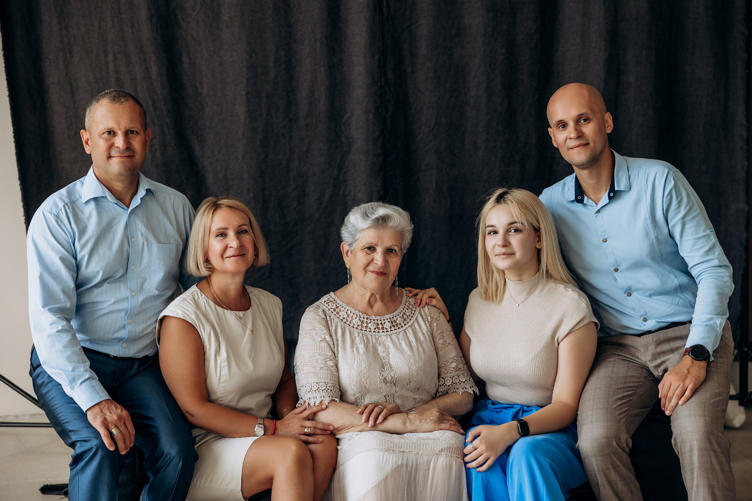 Анастасия и семья. Фотостудия Нюд. Фотограф в Калининграде свадебная фотография, репортажная, фотосессии