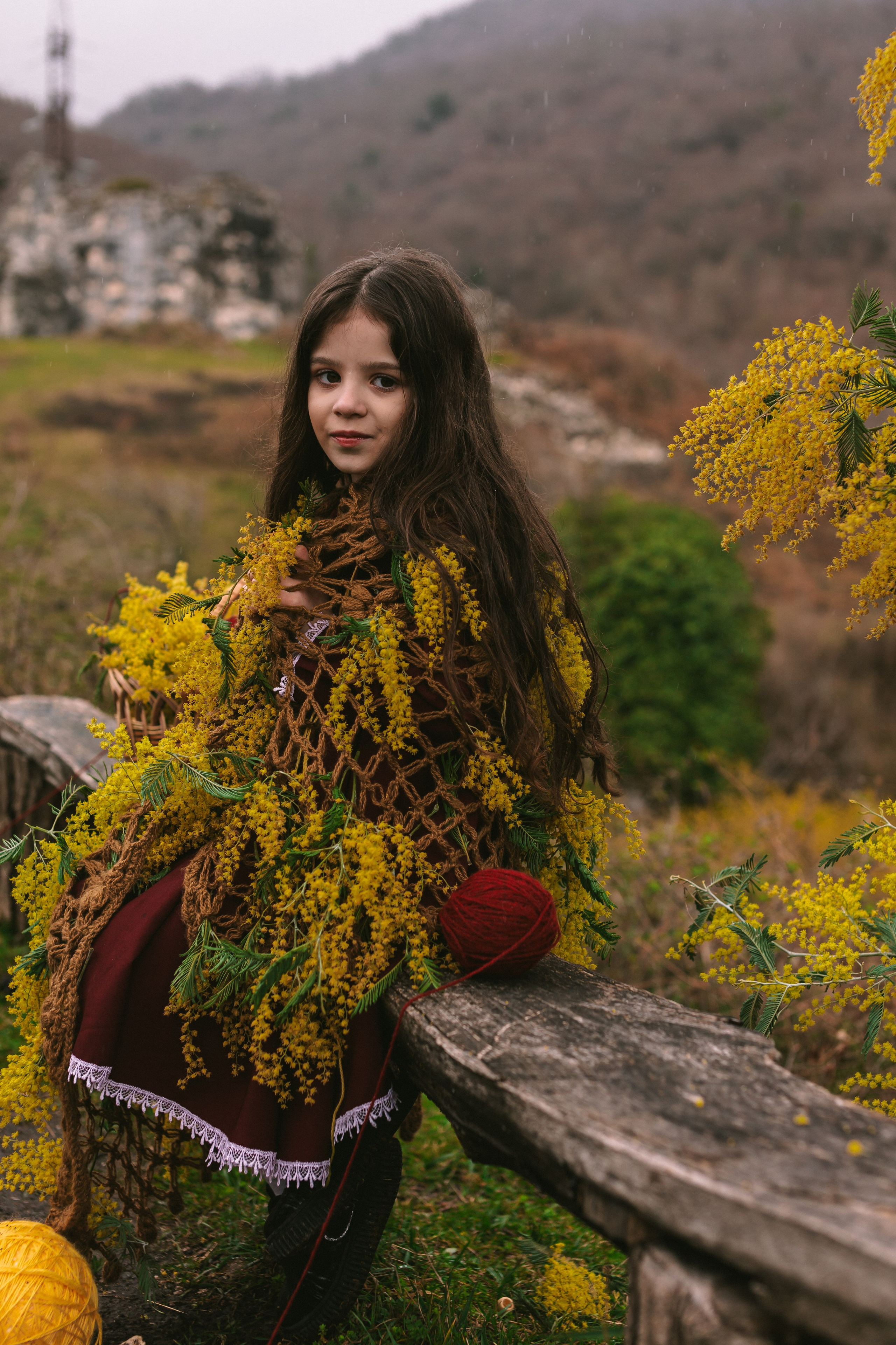 Девочка в горах. Семейный и художественный фотограф в Тюмени Юлия Логинова