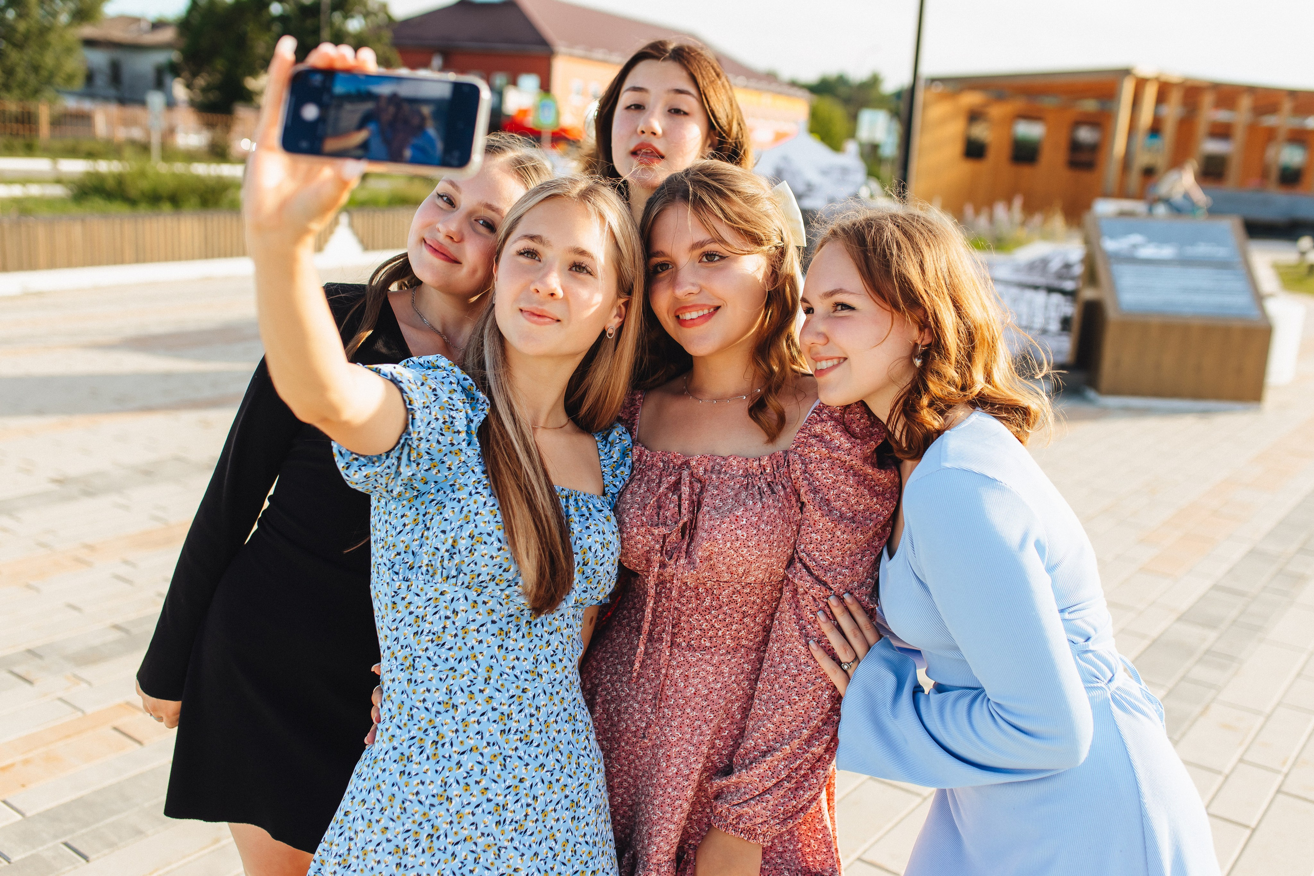 9 класс на площади. Свадебный и семейный фотограф в Туле и области Маша Костина