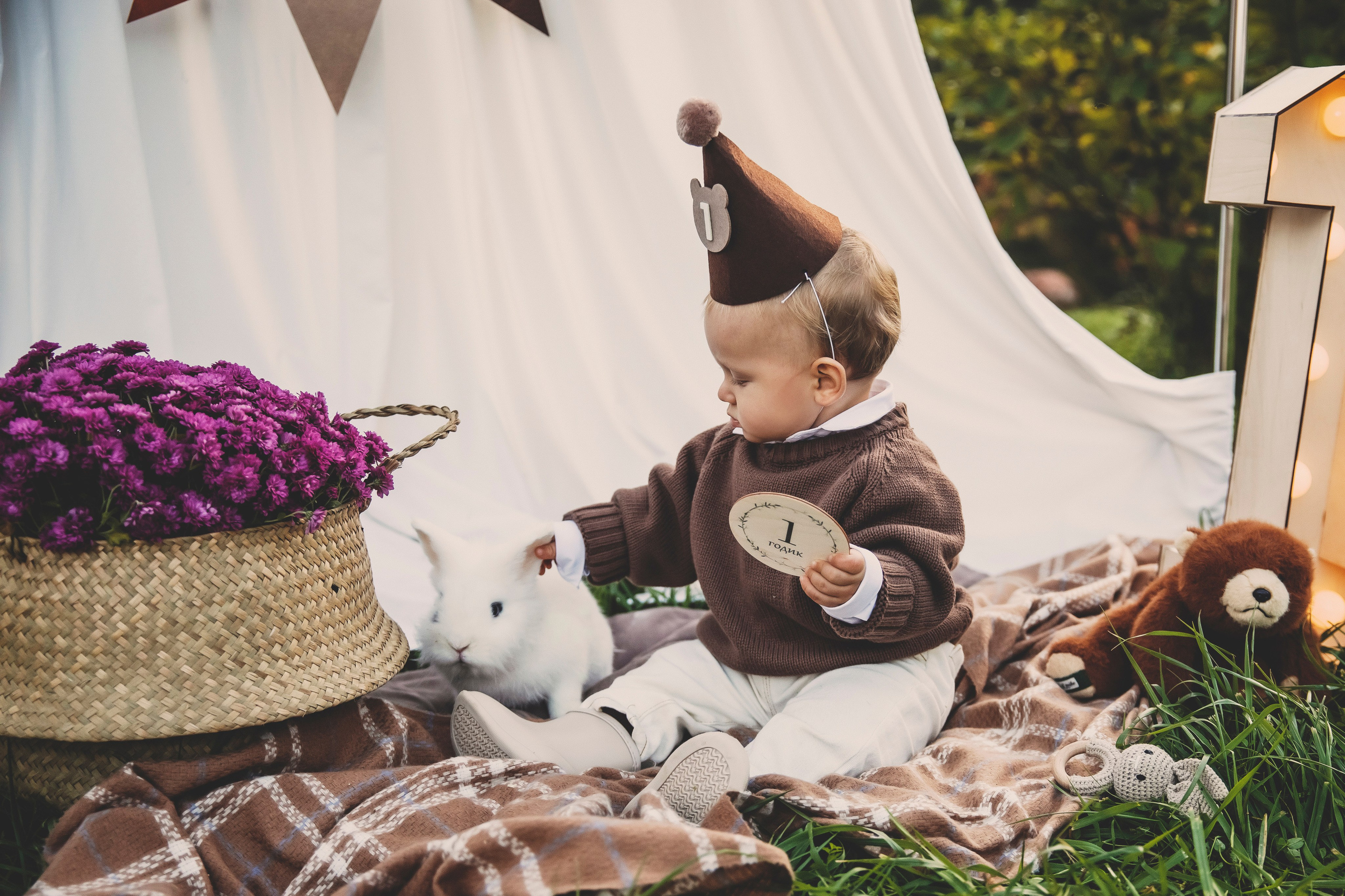 Мирославу 1 годик. Свадебный и семейный фотограф Колоскова Мария (Сочи и весь мир)