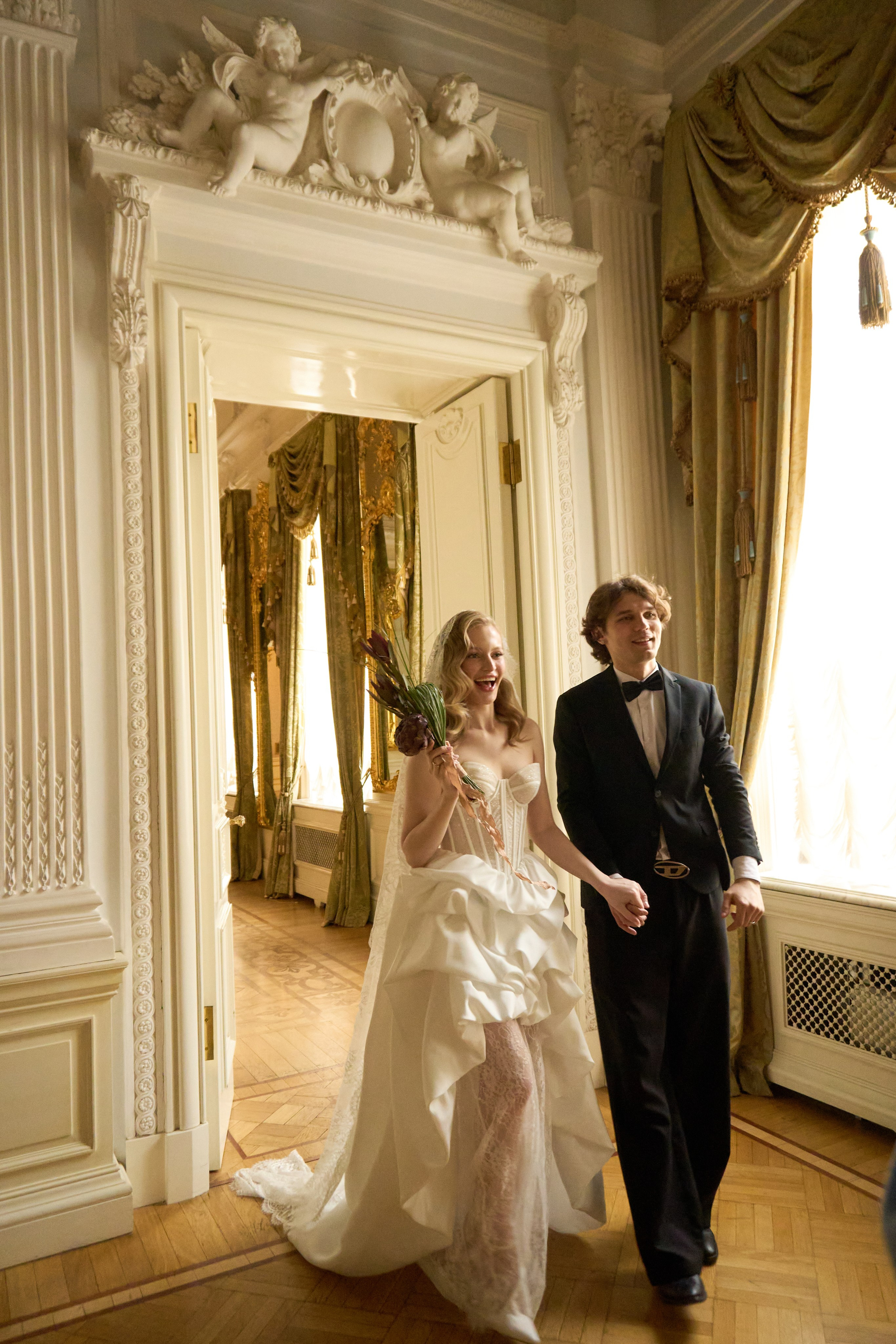 Сборы+прогулка. Свадебный фотограф в Москве Алина Лисовская