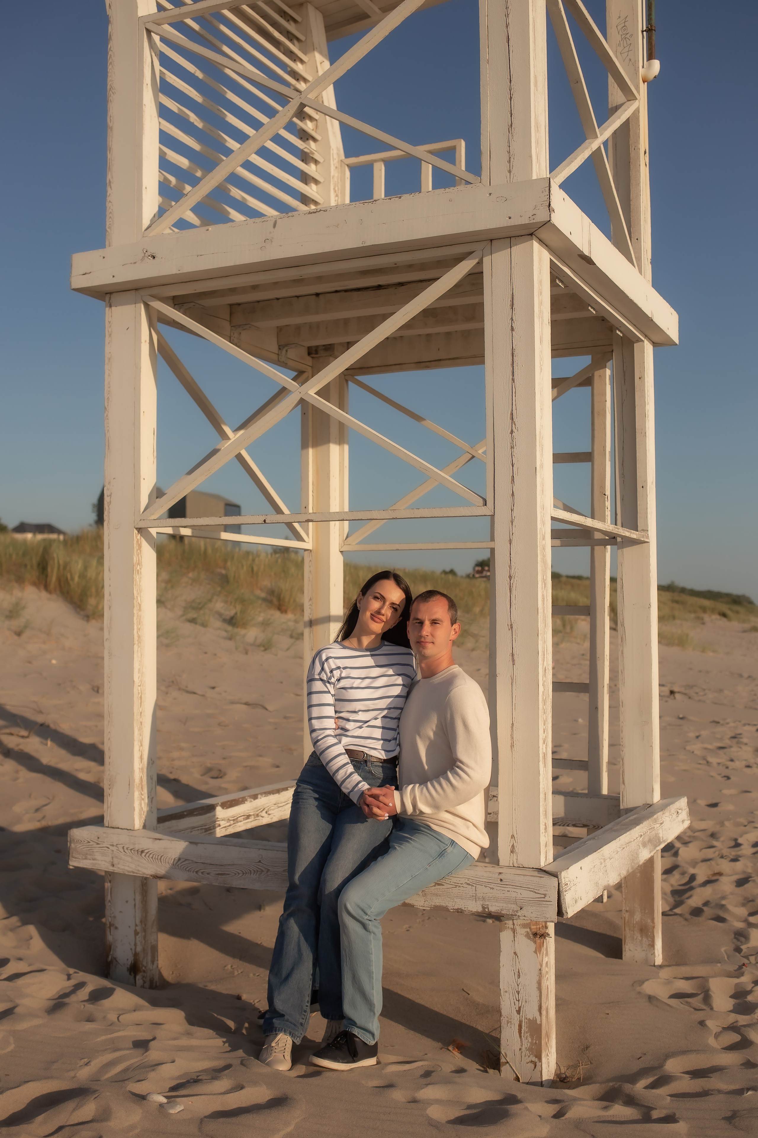 Павел и Татьяна. Закат в Янтарном. Фотограф в Калининграде Решетникова Алина